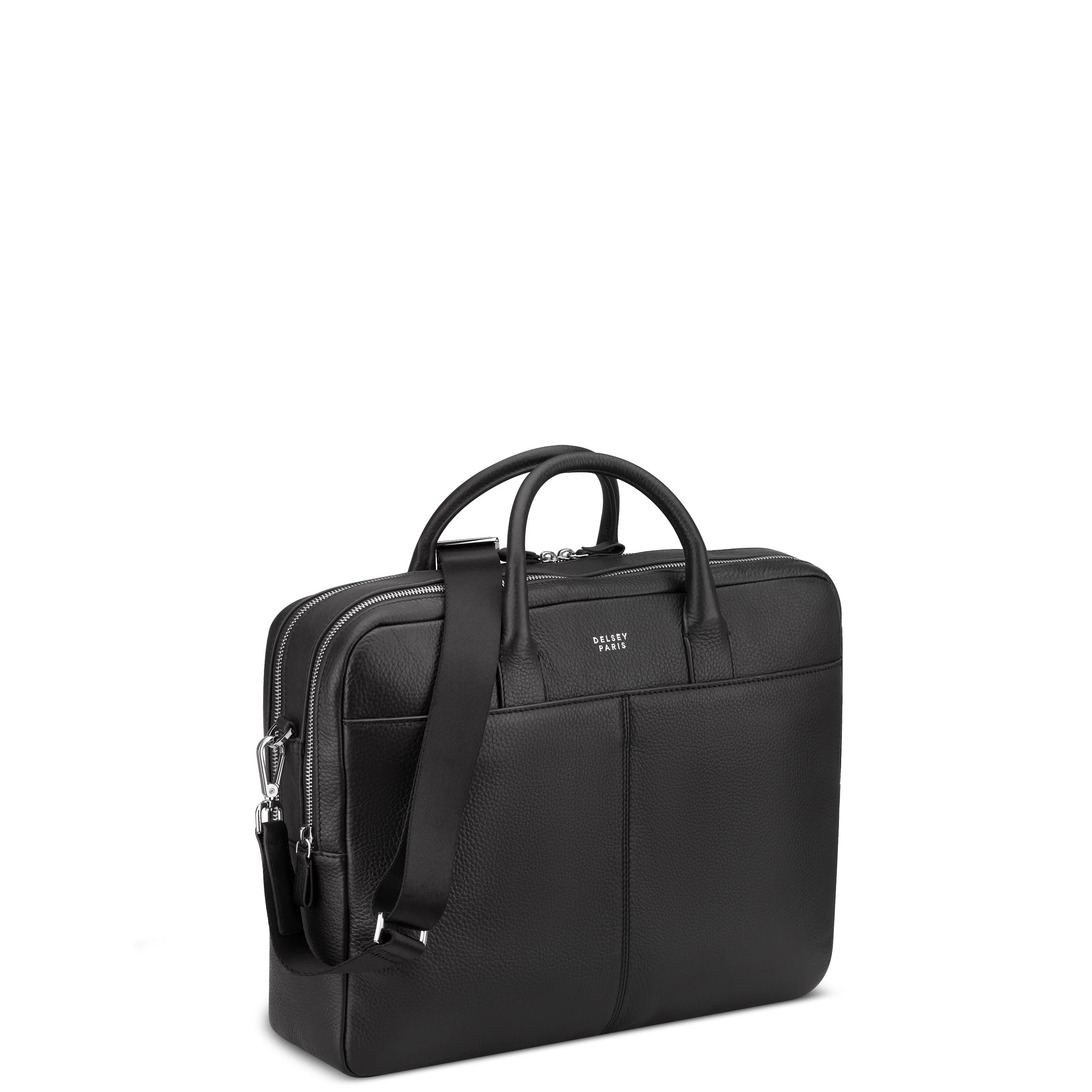 LE CUIR GRAINE | Laptoptas ZWART