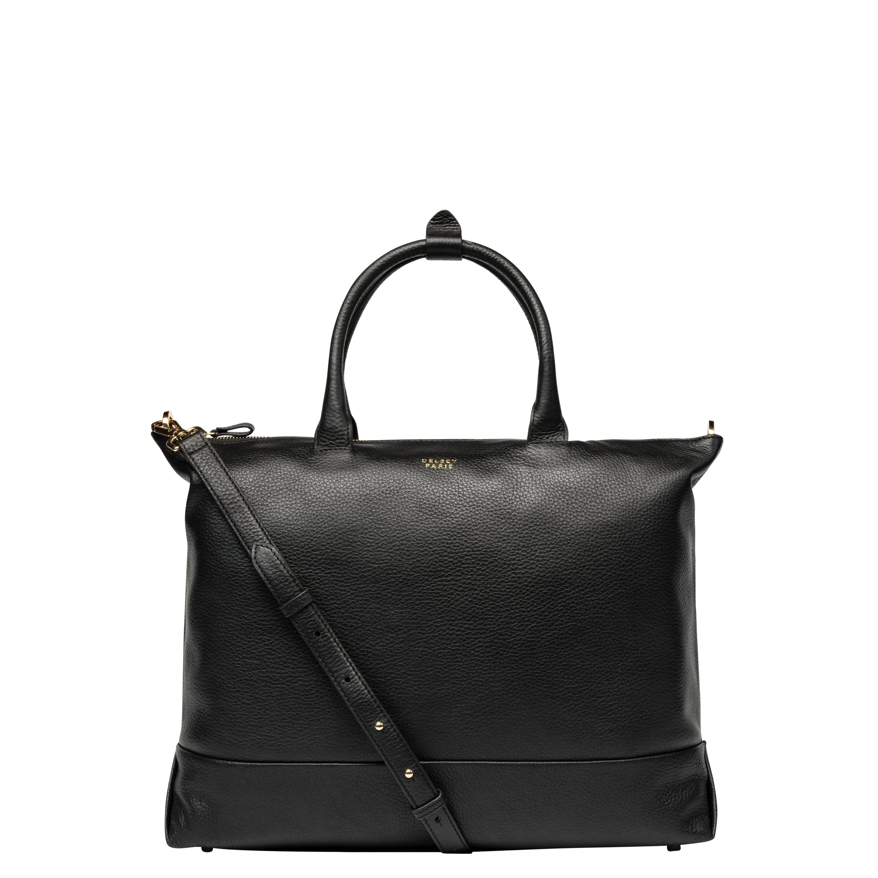 LE CUIR GRAINE | Shopper 43.5 CM ZWART