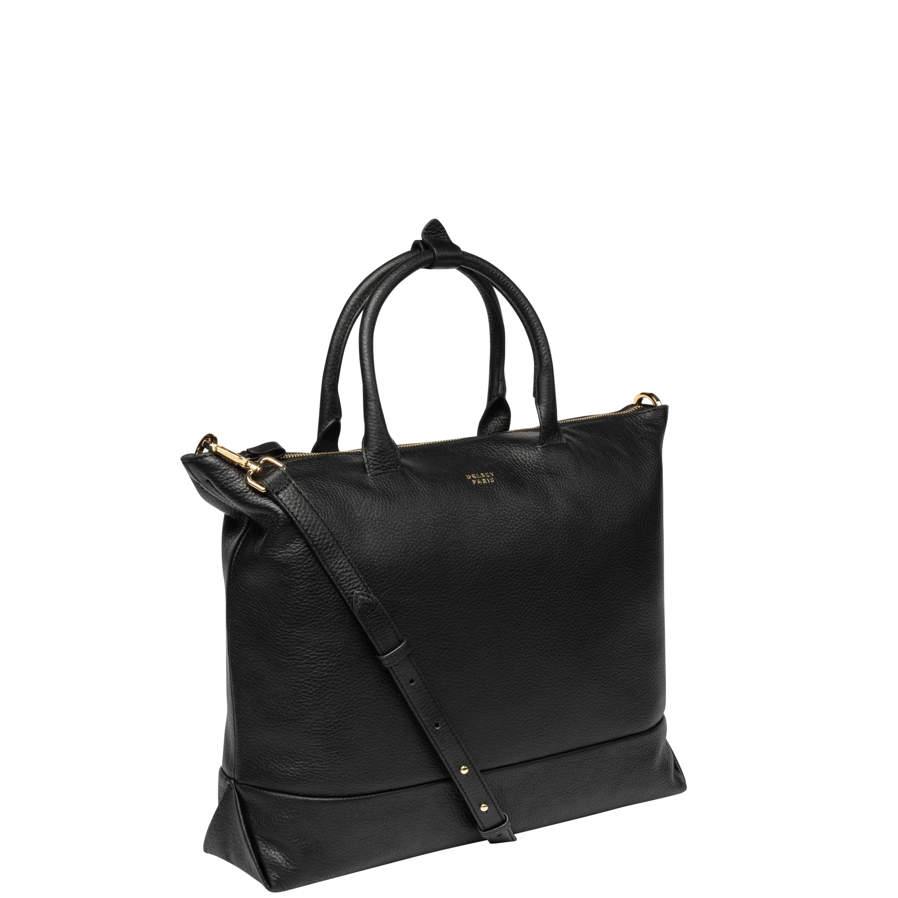 LE CUIR GRAINE | Shopper 43.5 CM ZWART