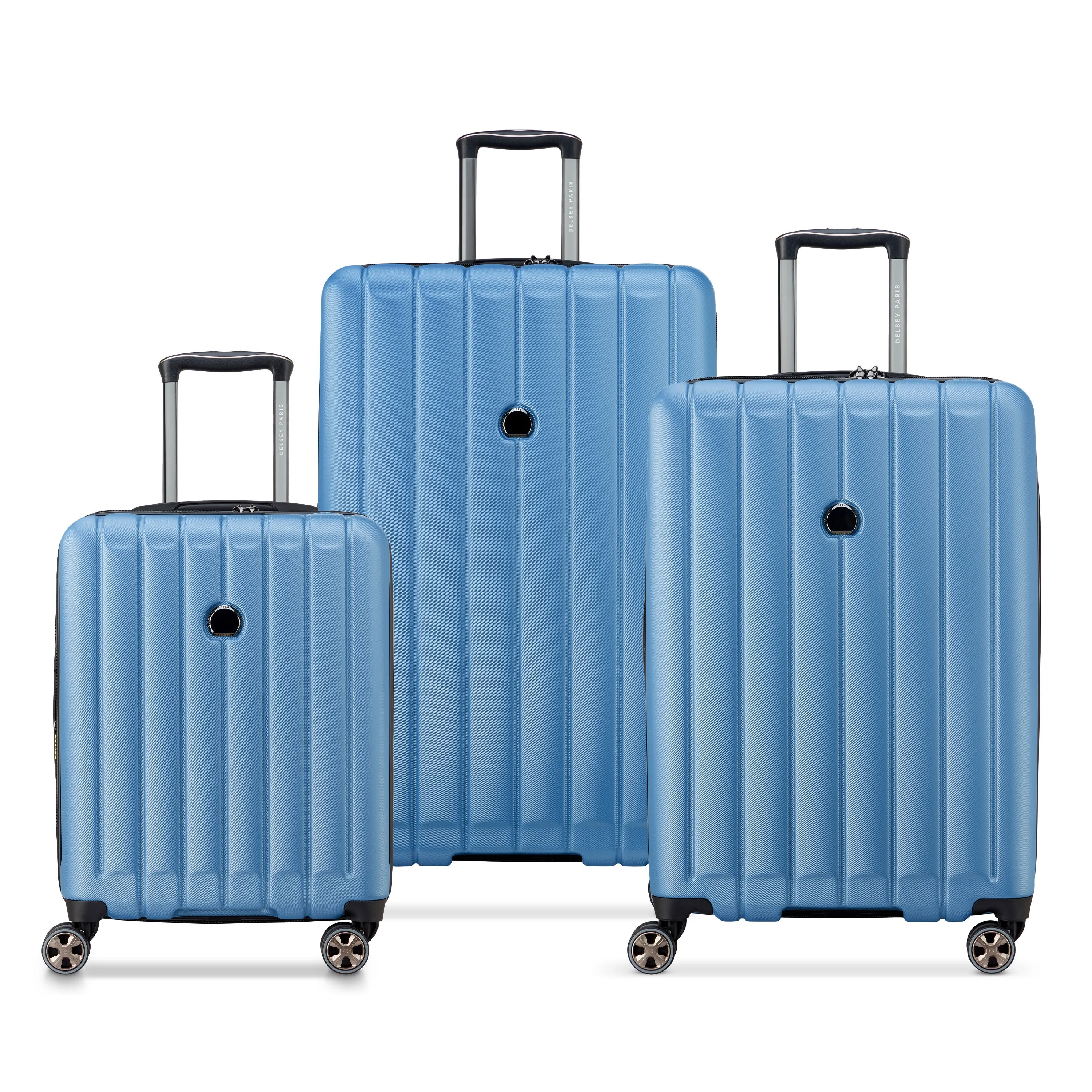 LONGITUDE | 3-delige koffer Set BLAUW