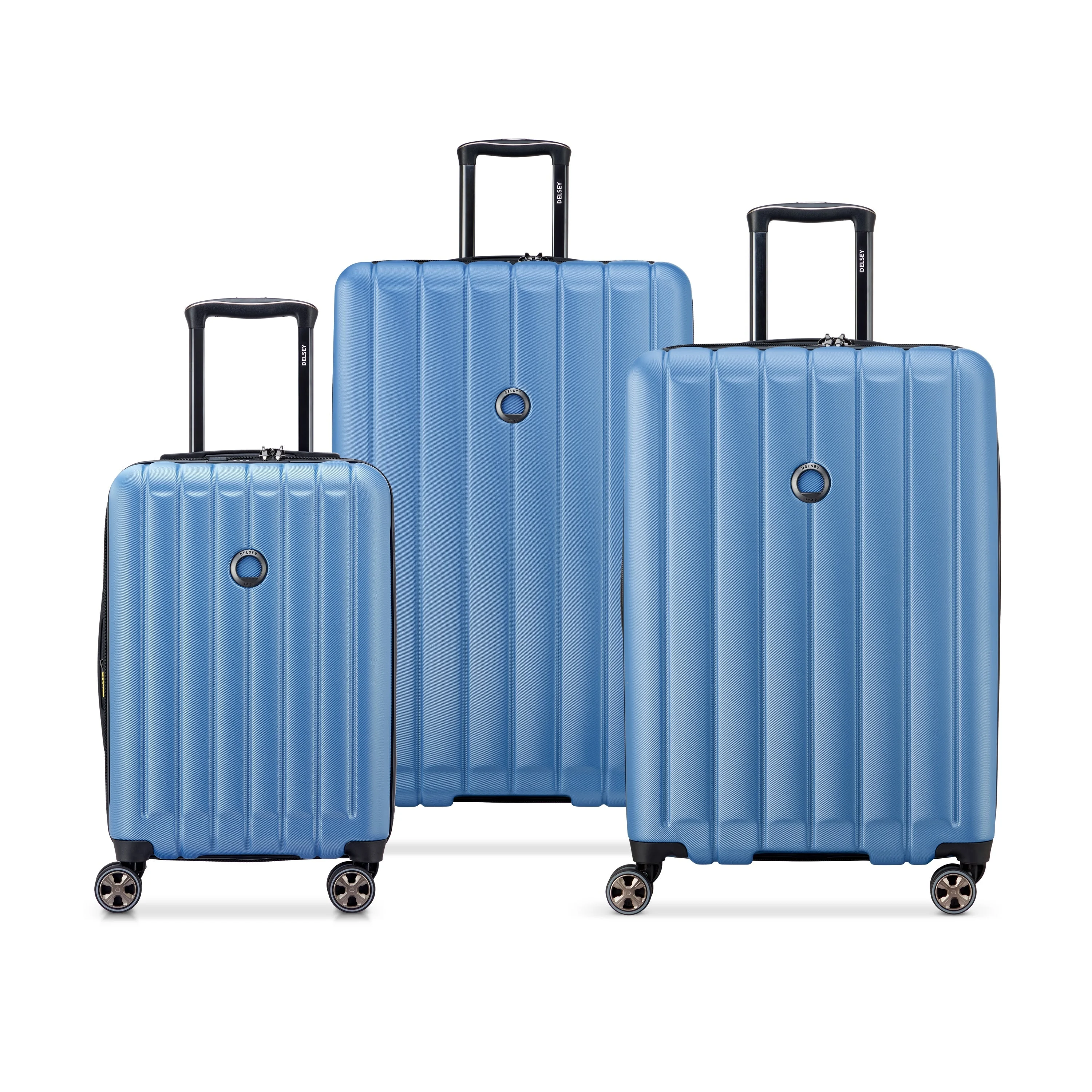 LONGITUDE | 3-delige koffer Set BLAUW