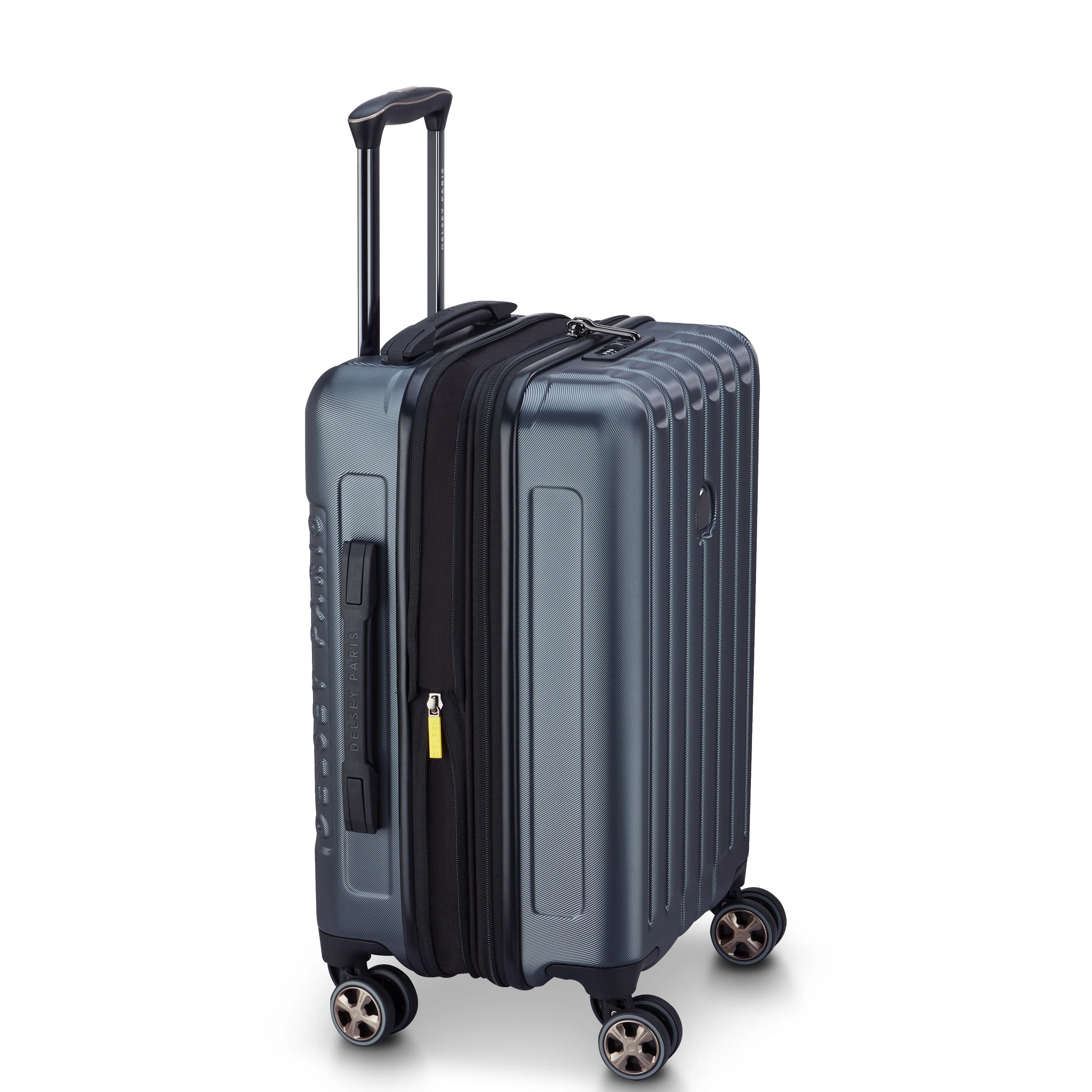 LONGITUDE | Cabine Koffer Uitbreidbaar 55 CM ANTHRACIETGRIJS