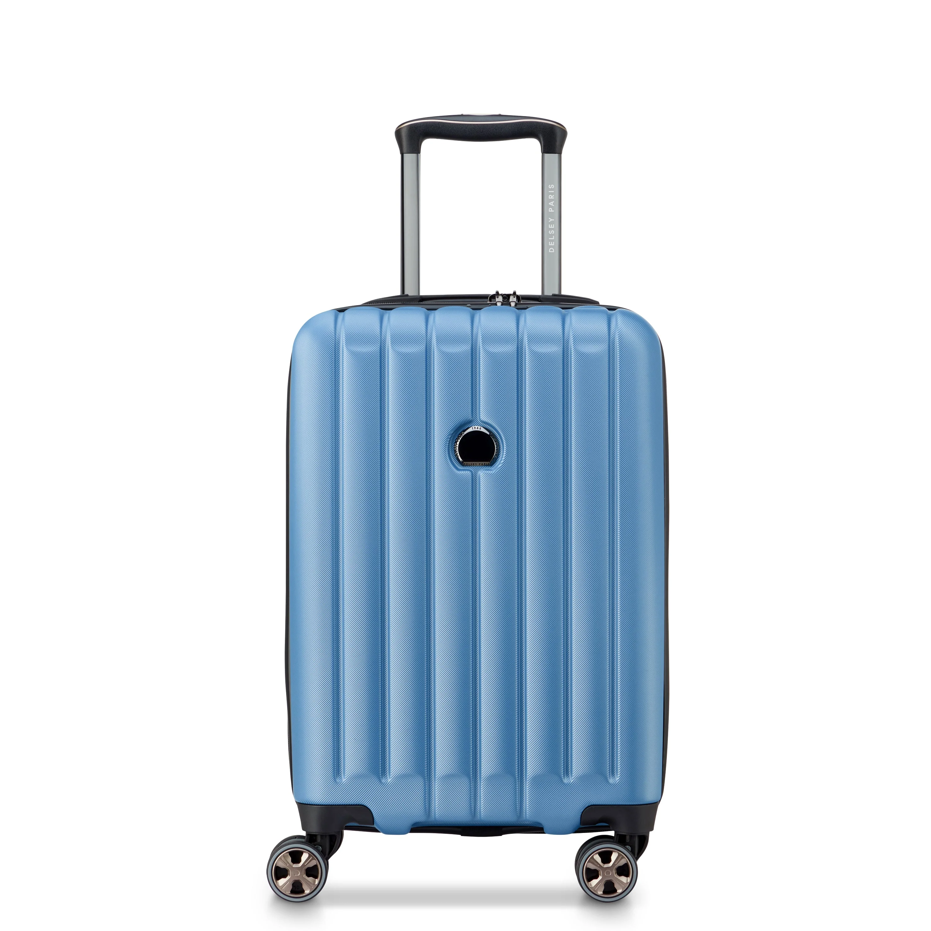 LONGITUDE | Cabine Koffer Uitbreidbaar 55 CM BLAUW