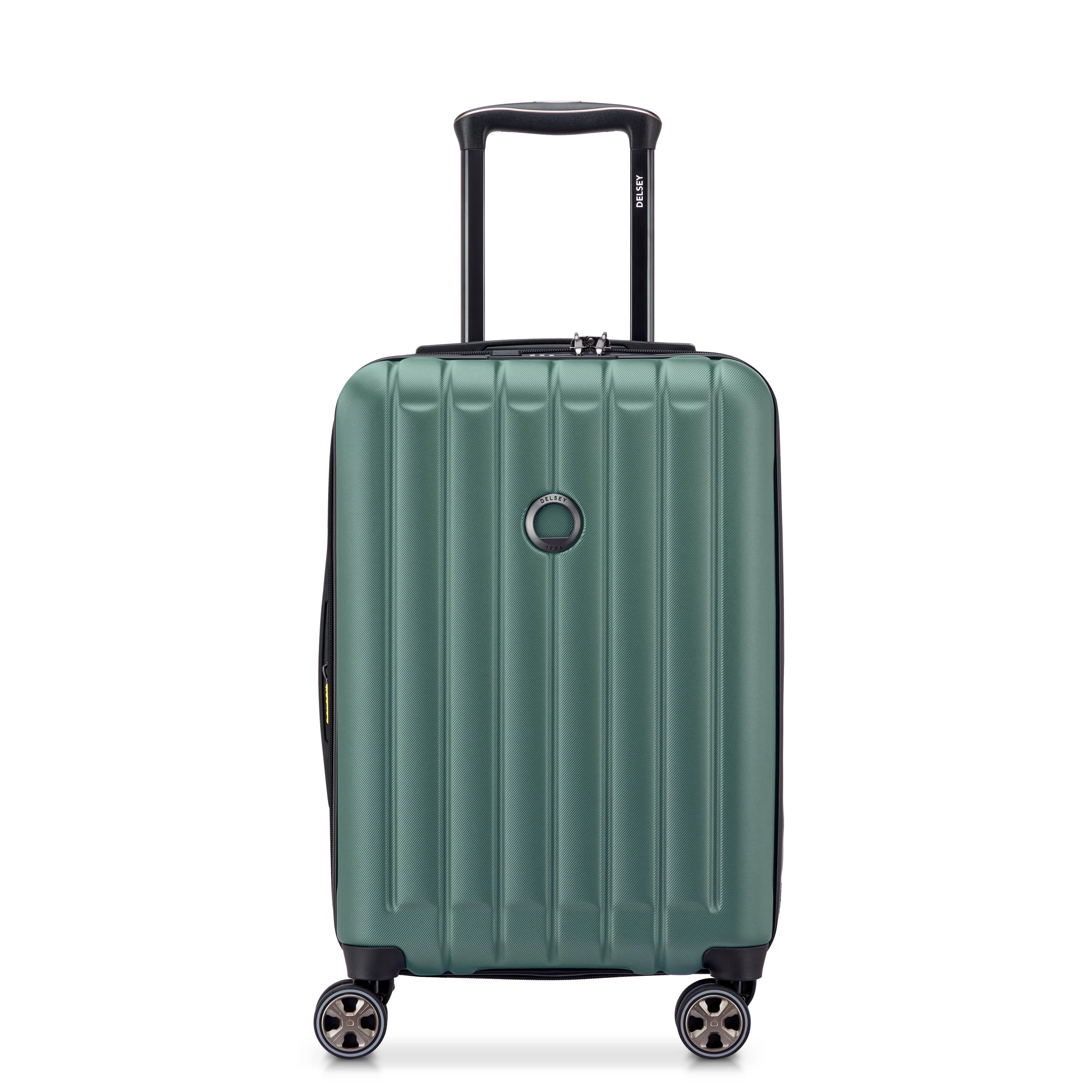 LONGITUDE | Cabine Koffer Uitbreidbaar 55 CM GROEN