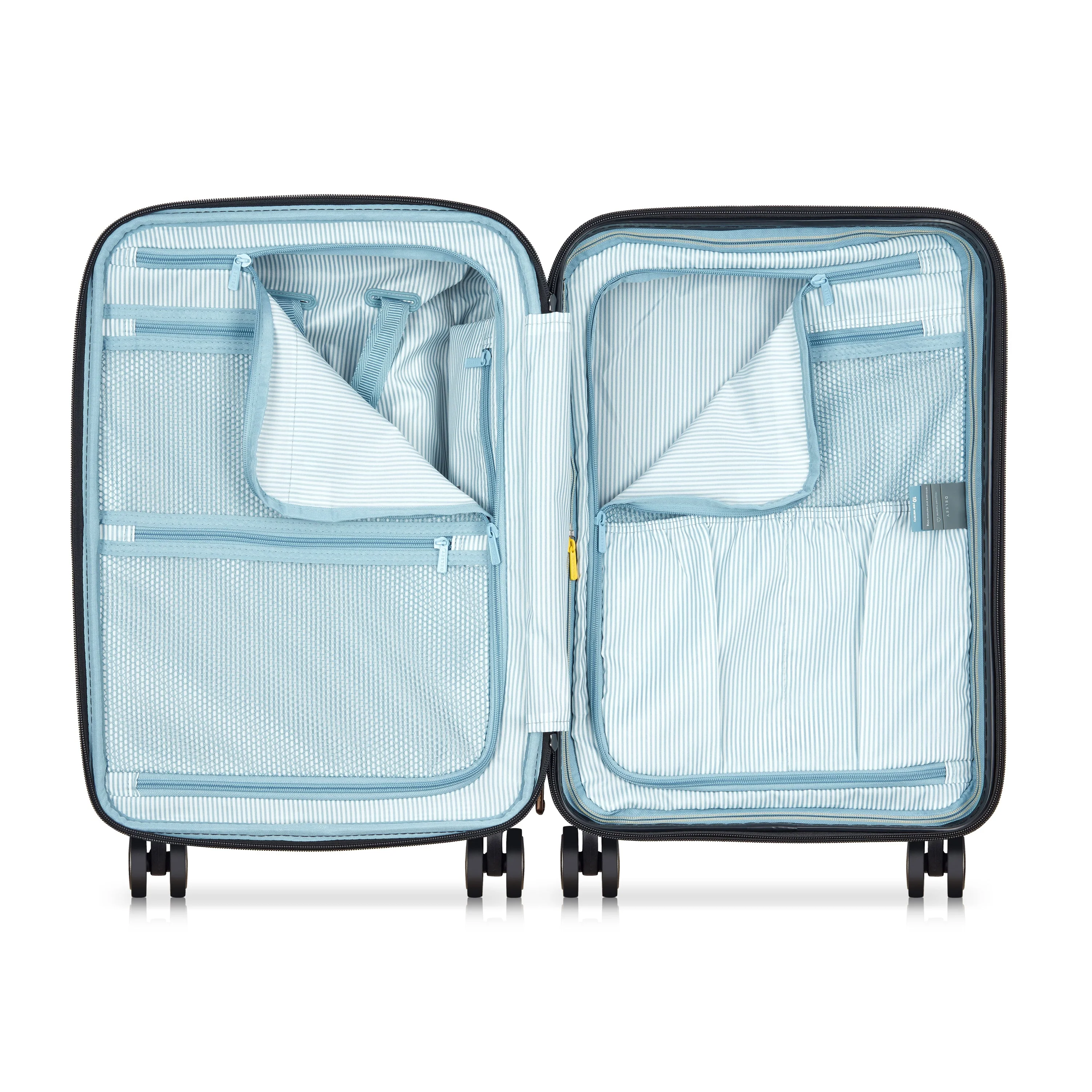 LONGITUDE | Cabine Koffer Uitbreidbaar 55 CM GROEN