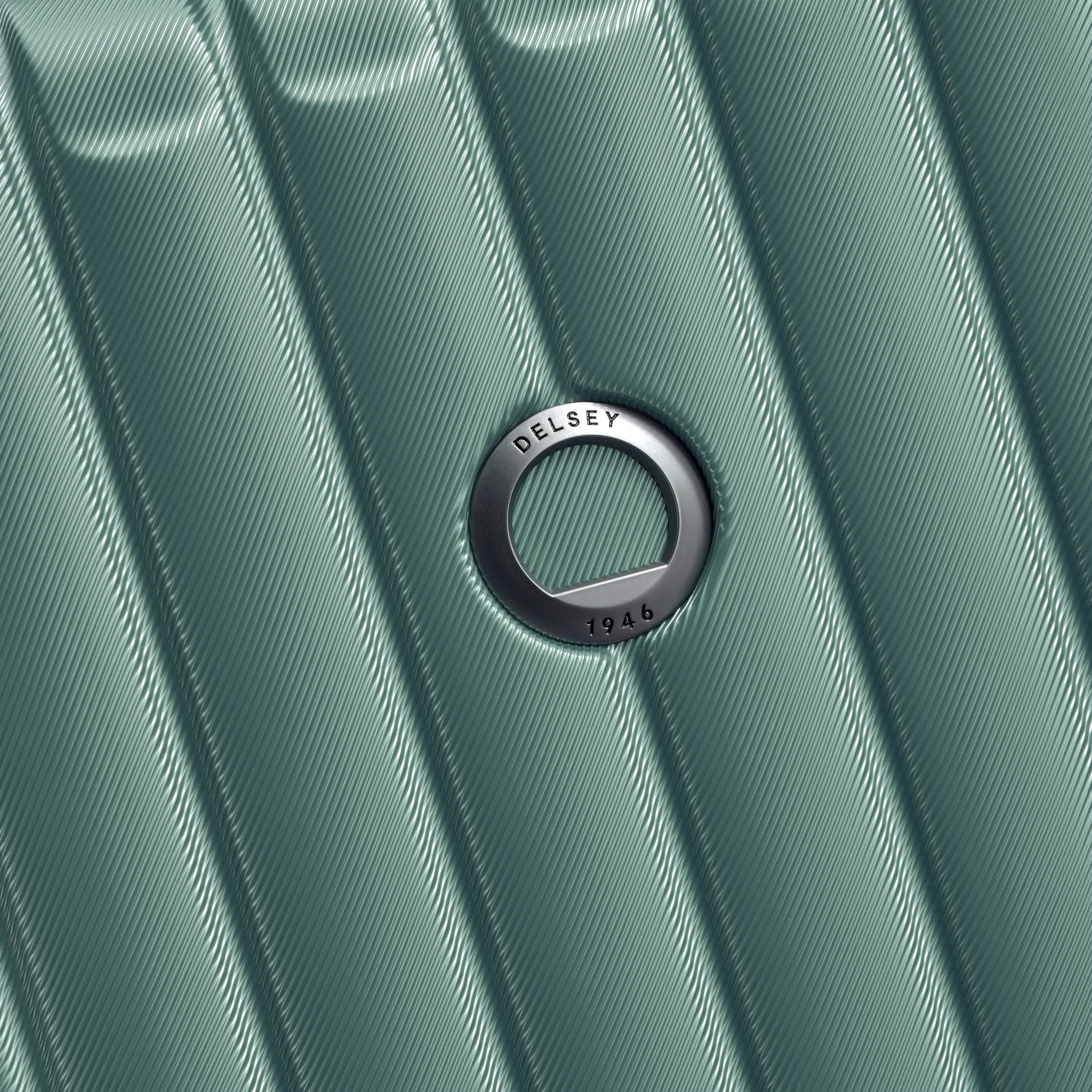 LONGITUDE | Cabine Koffer Uitbreidbaar 55 CM GROEN