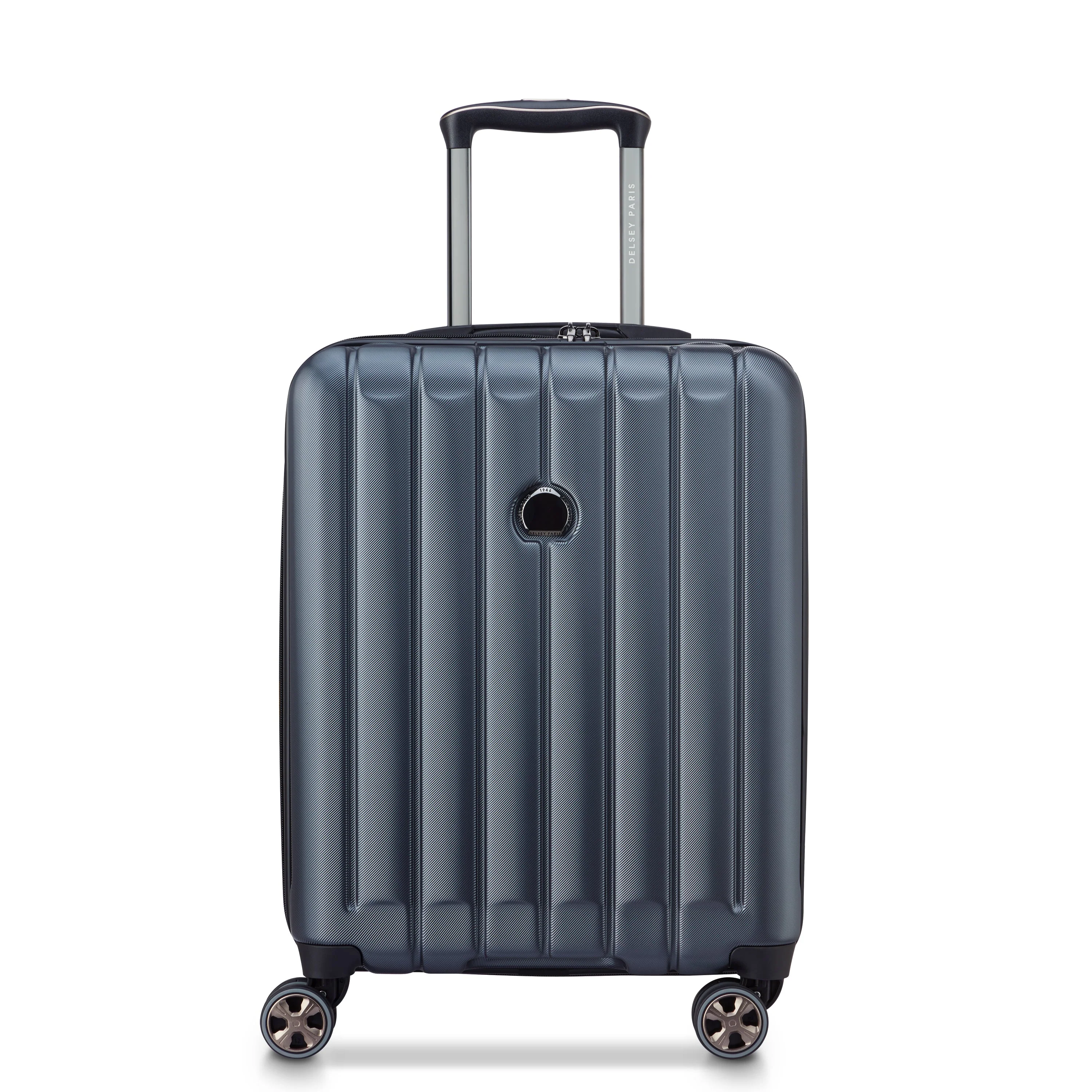 LONGITUDE | Cabine Slim Koffer Uitbreidbaar 55 CM ANTHRACIETGRIJS