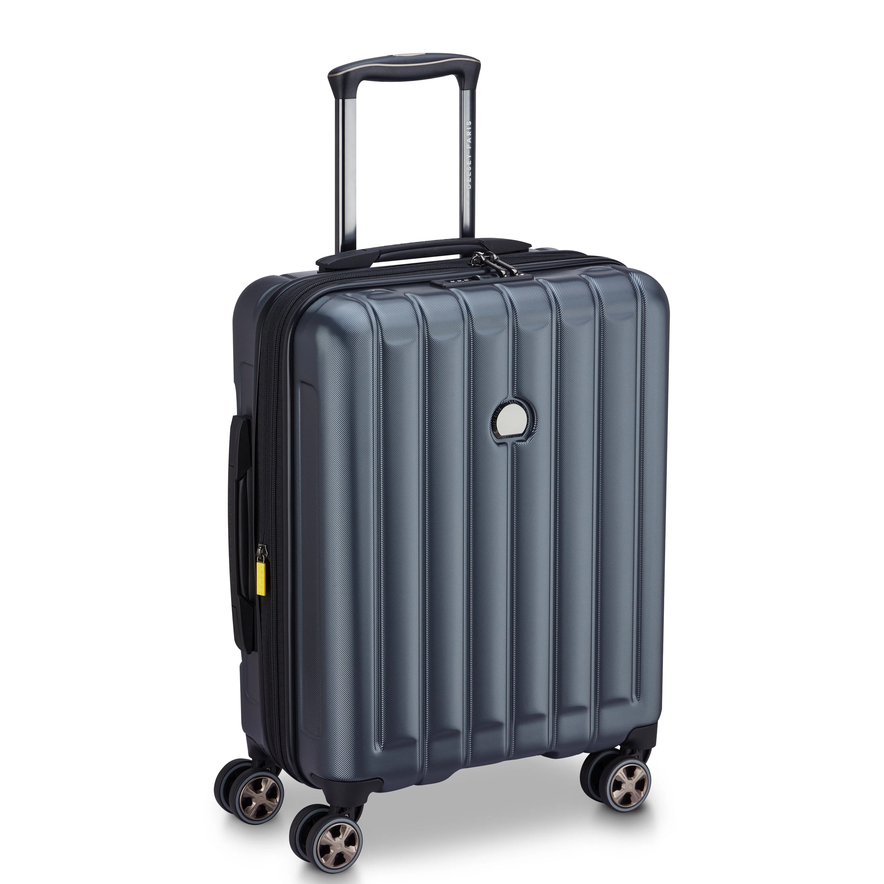 LONGITUDE | Cabine Slim Koffer Uitbreidbaar 55 CM ANTHRACIETGRIJS