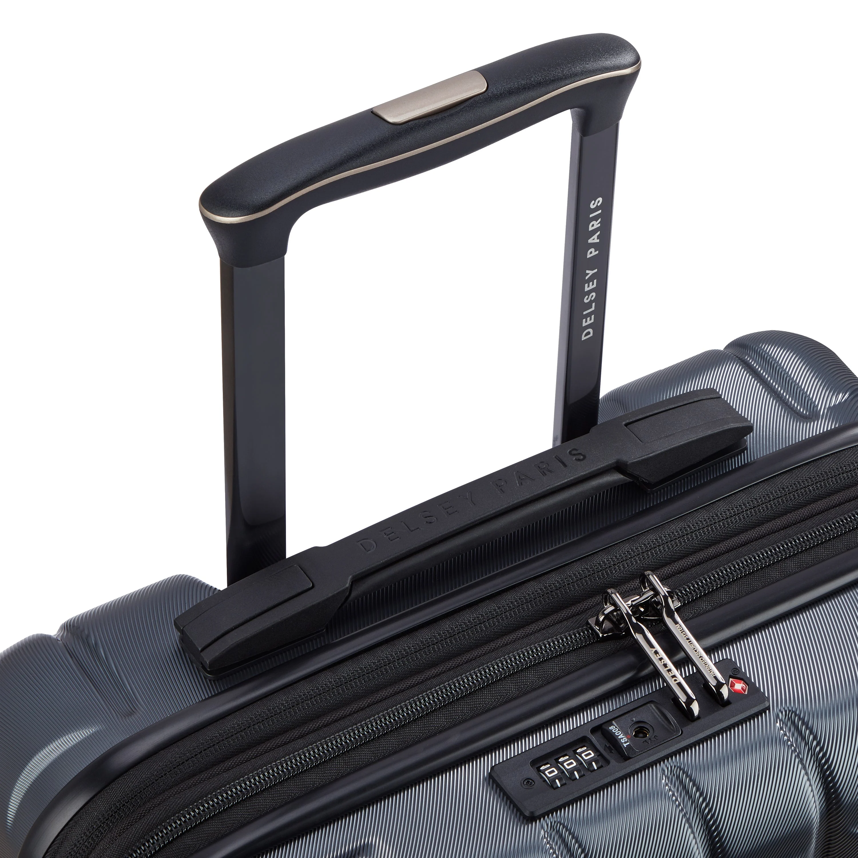 LONGITUDE | Cabine Slim Koffer Uitbreidbaar 55 CM ANTHRACIETGRIJS