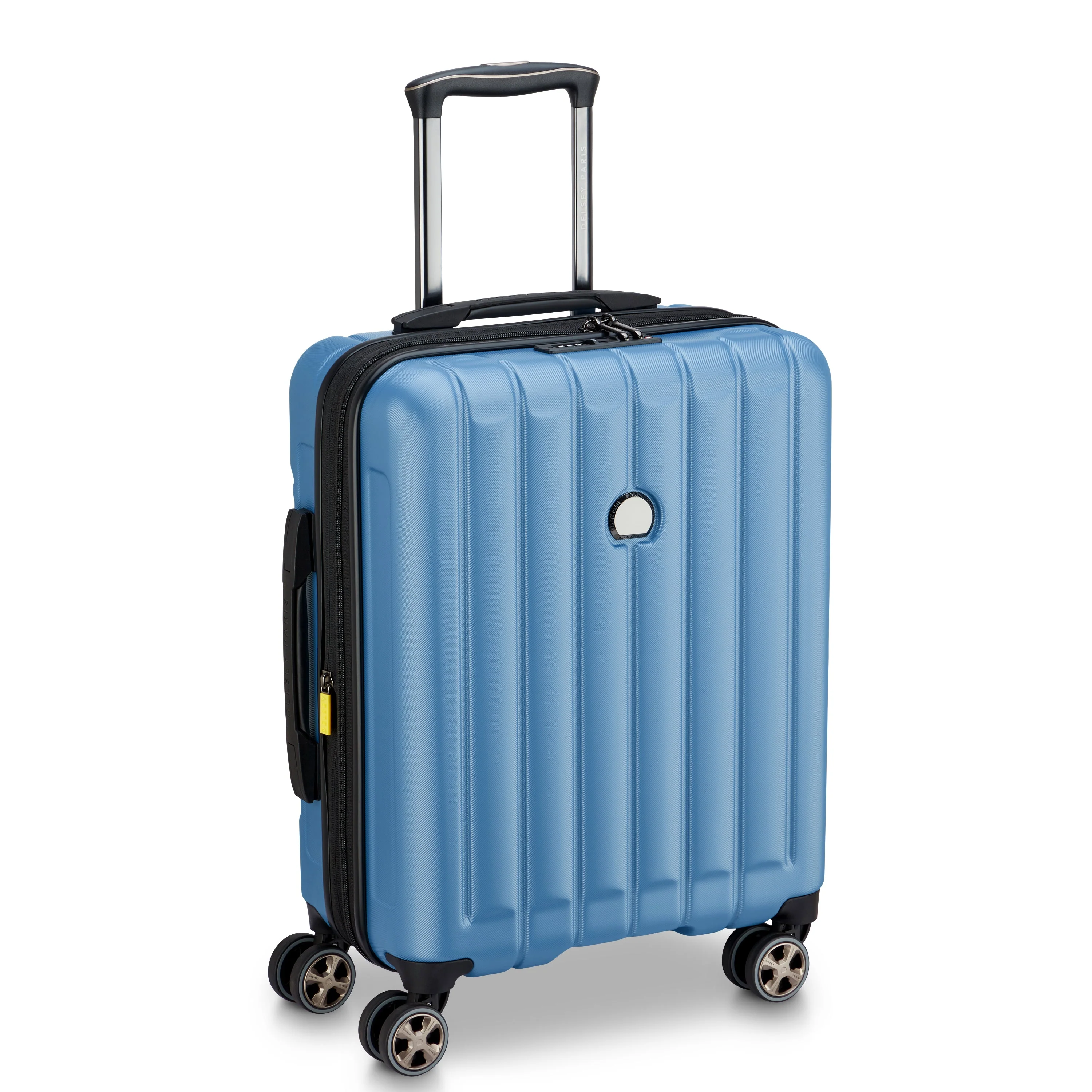 LONGITUDE | Cabine Slim Koffer Uitbreidbaar 55 CM BLAUW
