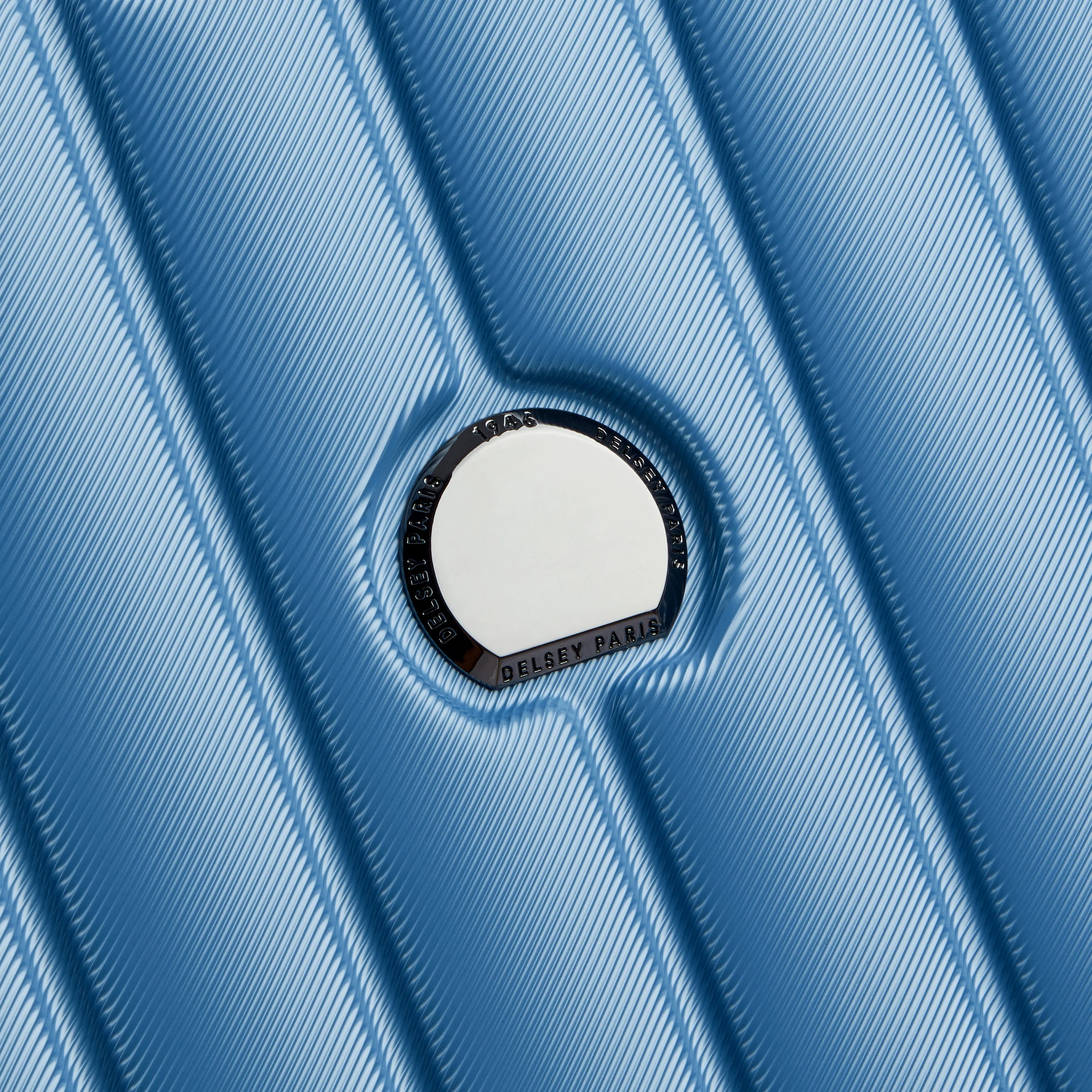 LONGITUDE | Cabine Slim Koffer Uitbreidbaar 55 CM BLAUW