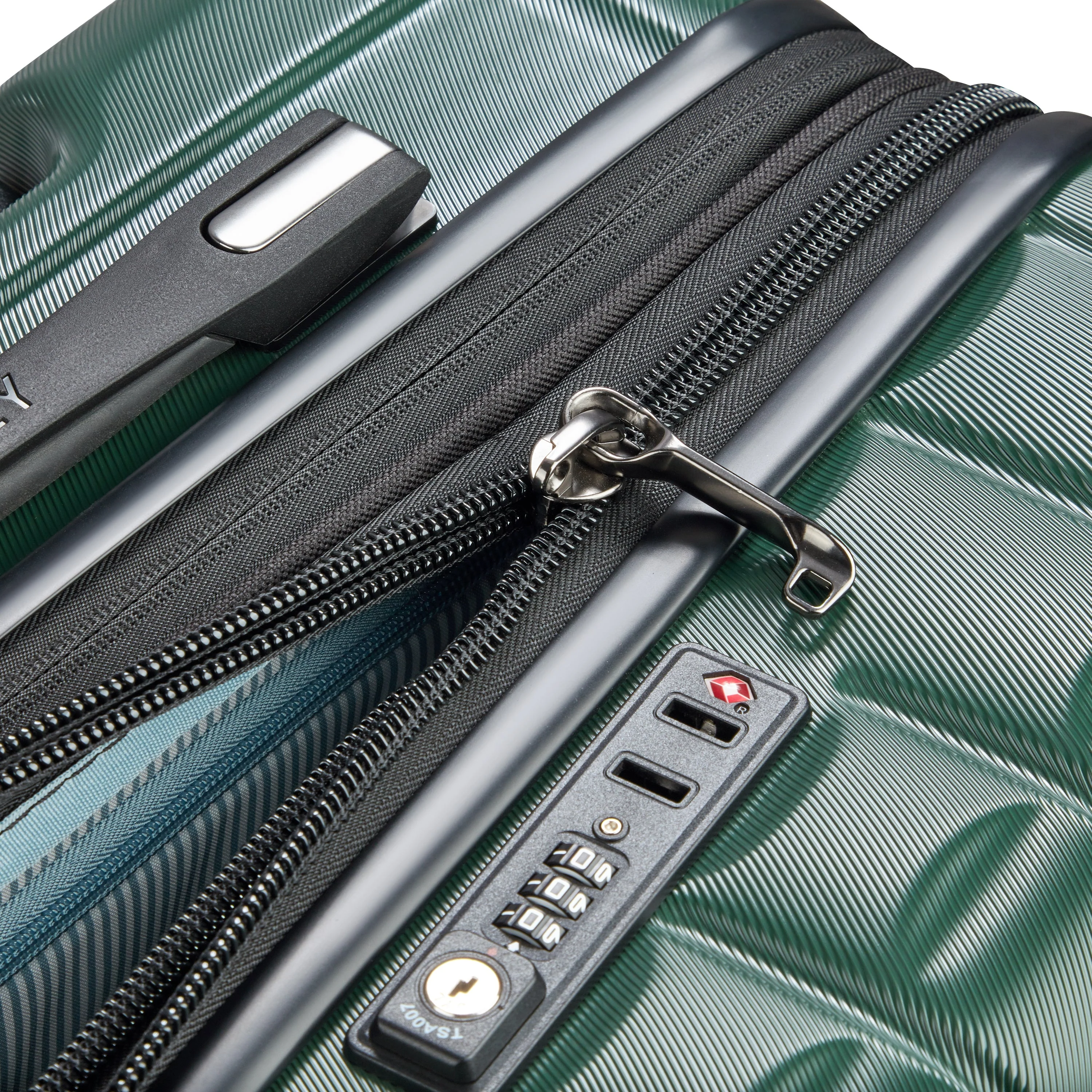LONGITUDE | Check-in Large Koffer Uitbreidbaar 76 CM GROEN