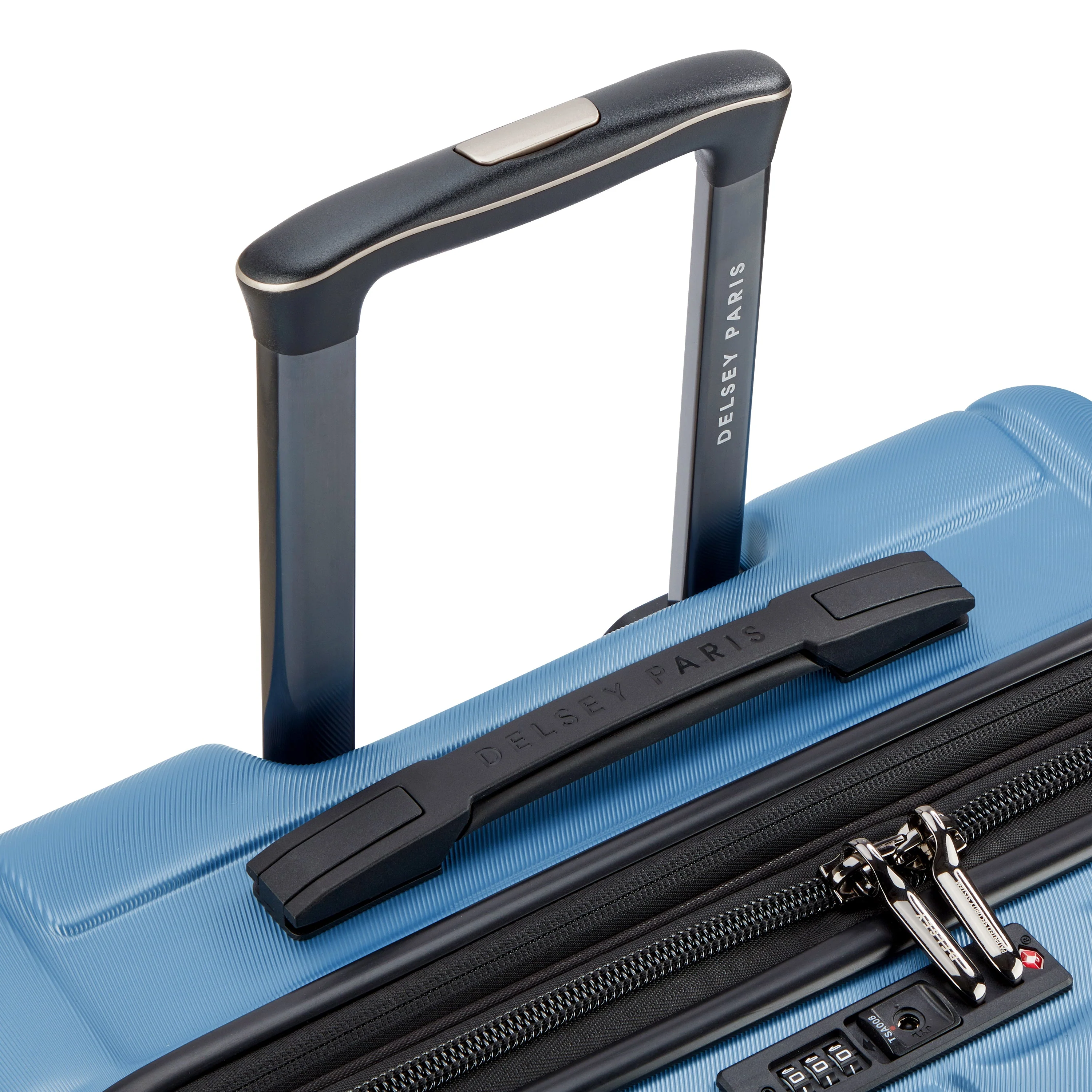 LONGITUDE | Check-in Medium Koffer Uitbreidbaar 69 CM BLAUW