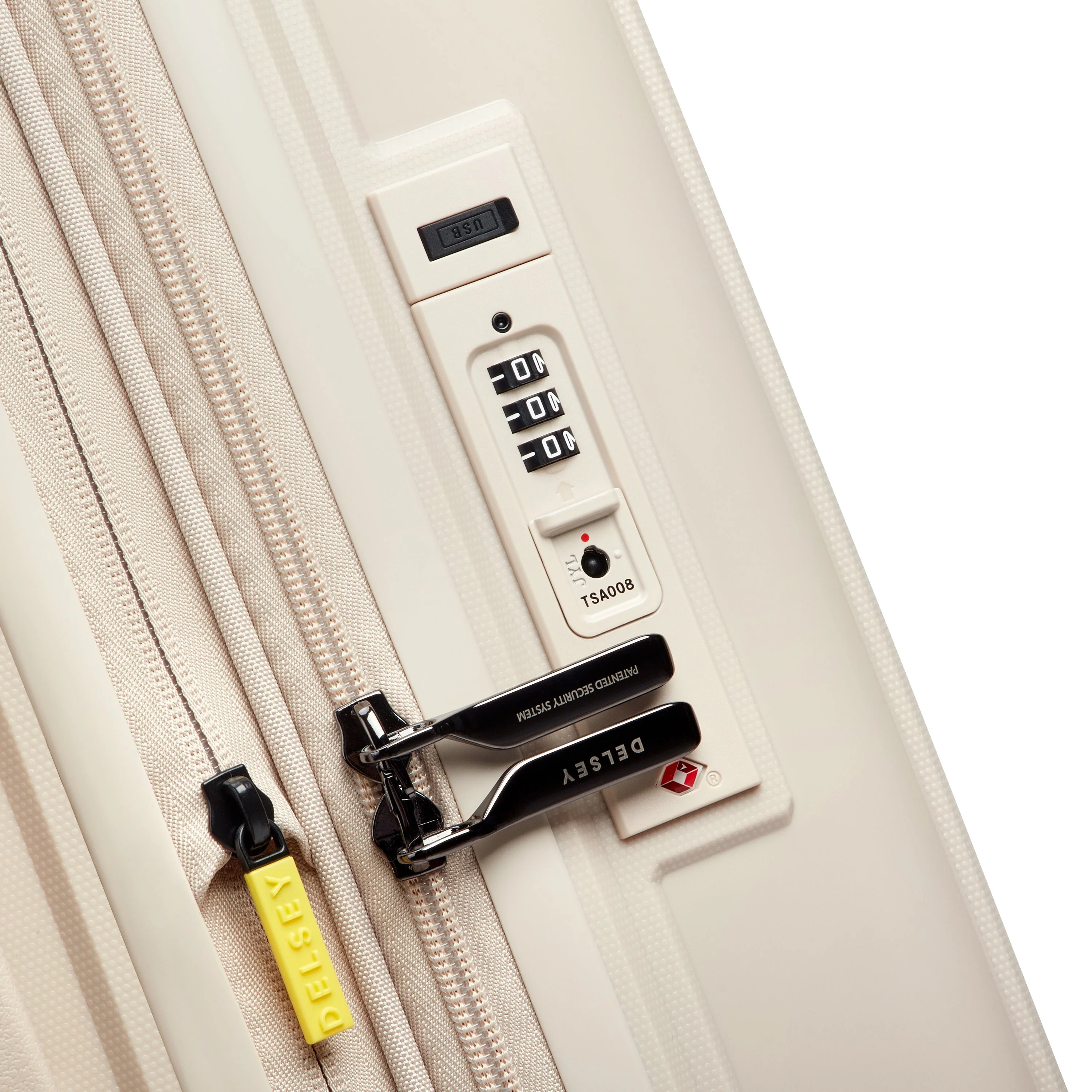 LUTECE | Cabine Koffer Uitbreidbaar 55 CM BEIGE