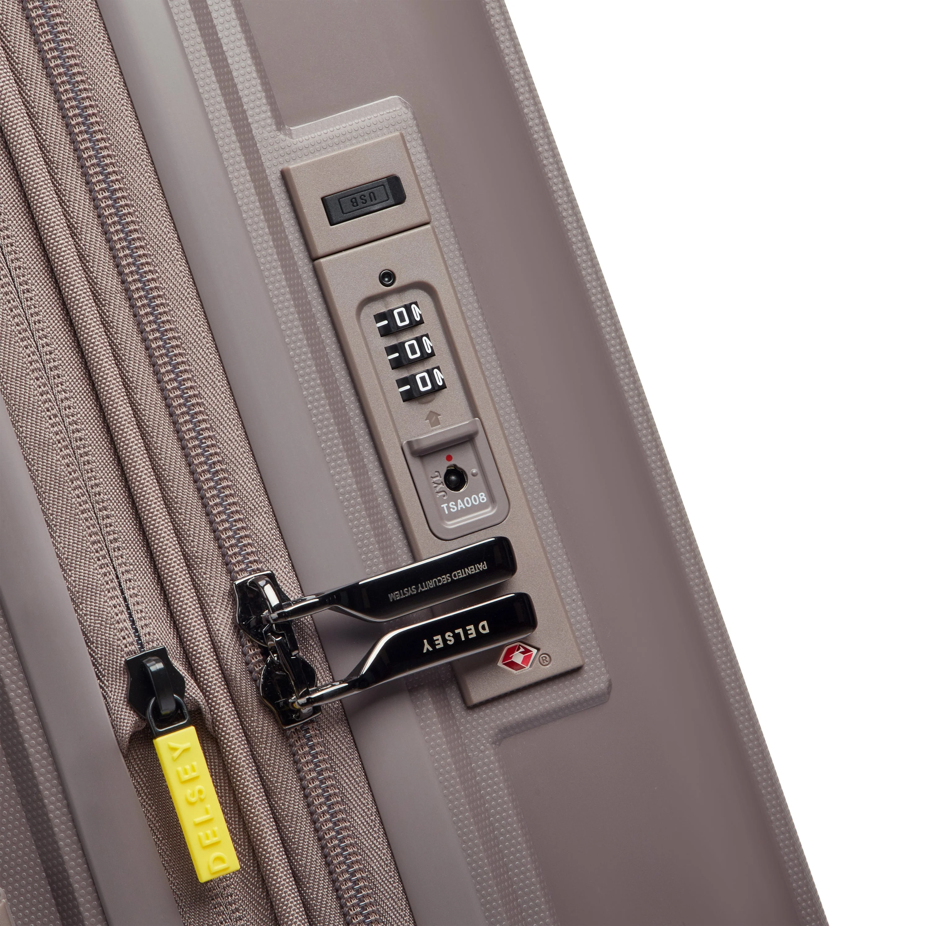 LUTECE | Cabine Koffer Uitbreidbaar 55 CM BRUIN