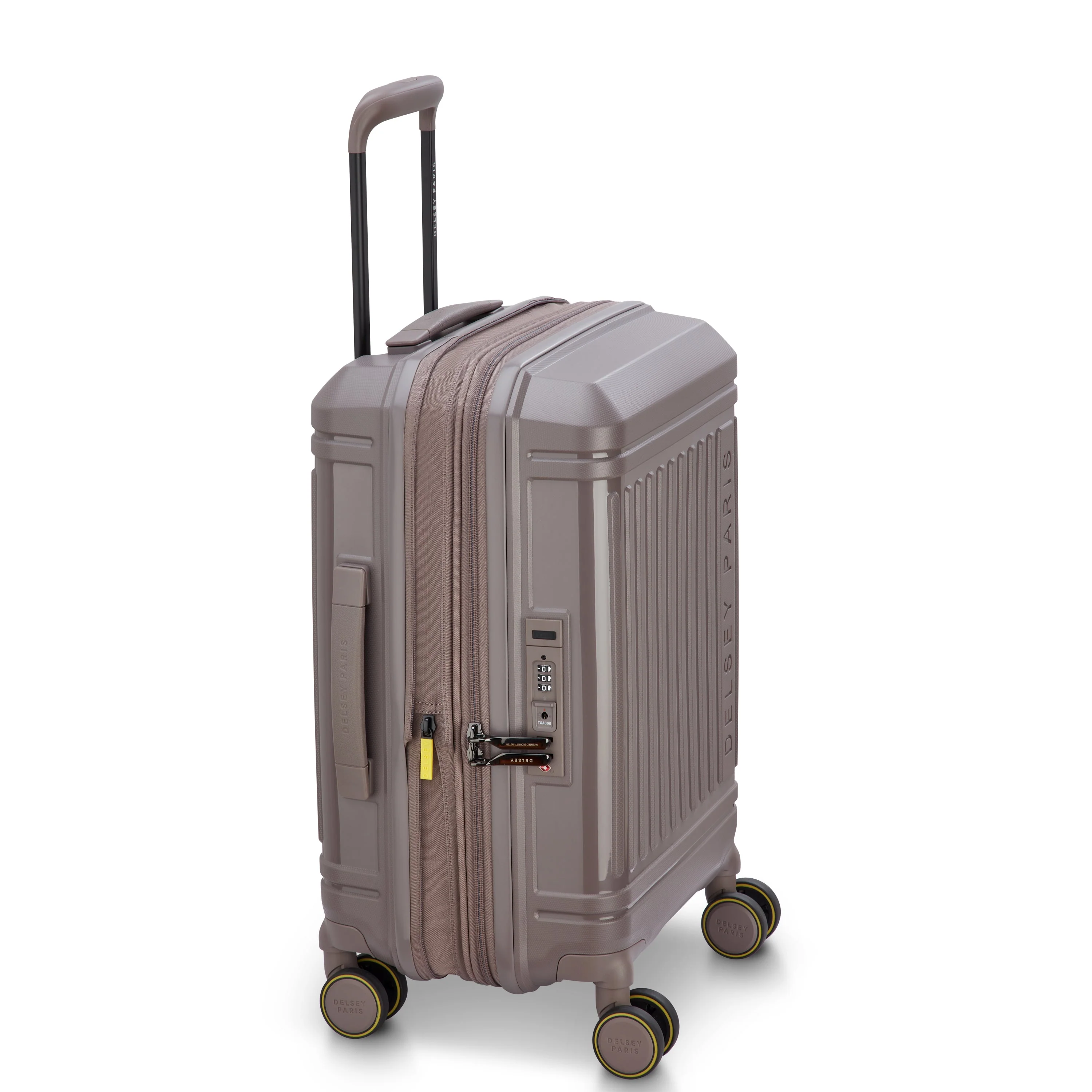 LUTECE | Cabine Koffer Uitbreidbaar 55 CM BRUIN