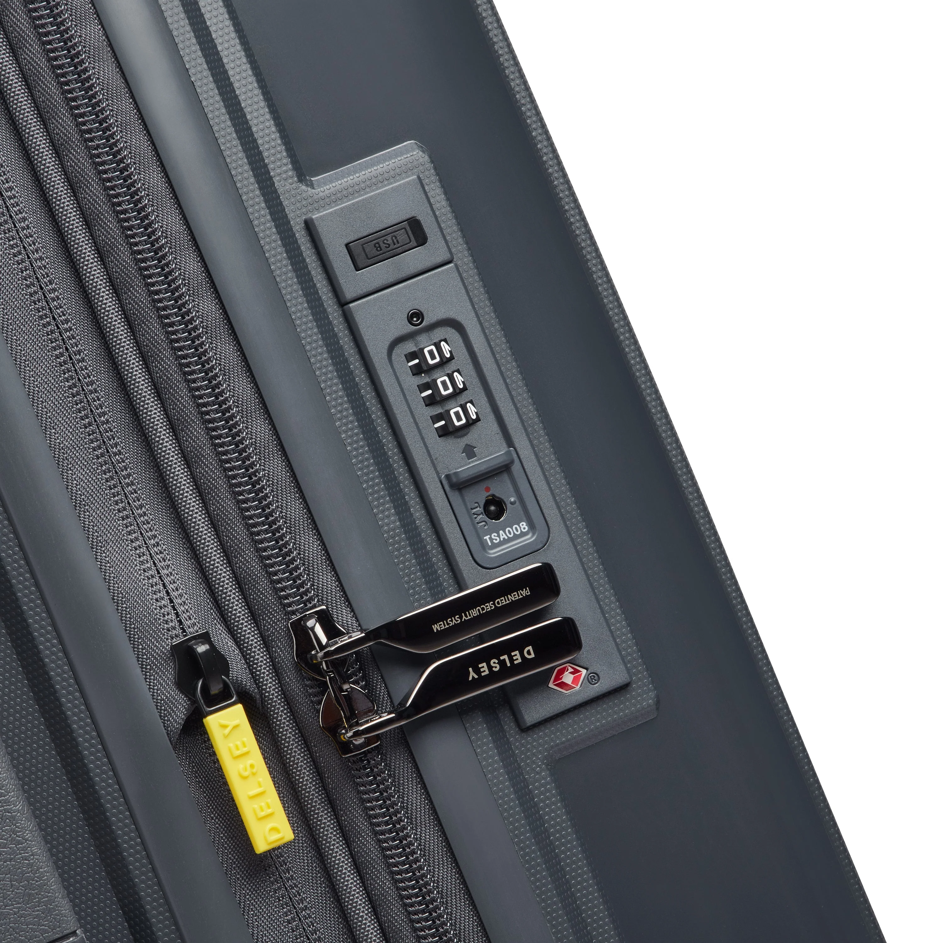 LUTECE | Cabine Koffer Uitbreidbaar 55 CM GRAFIET