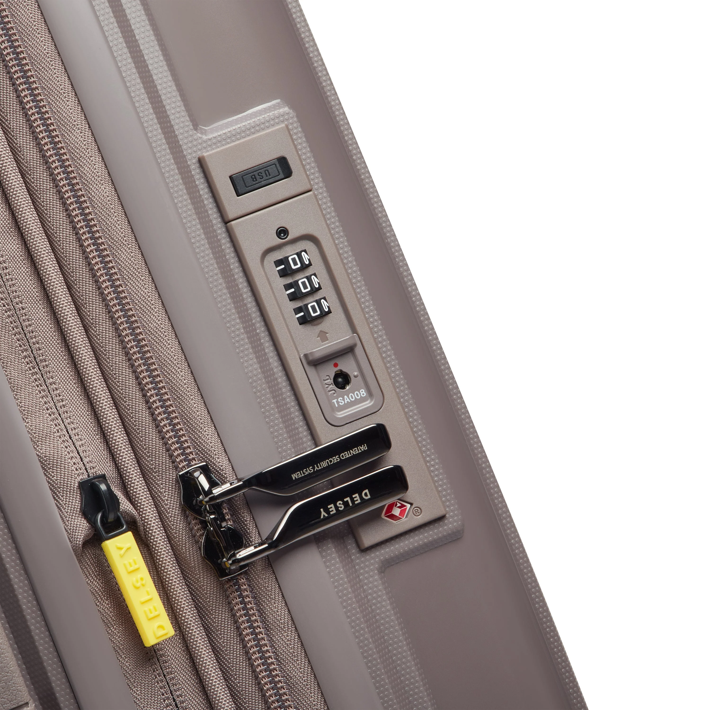 LUTECE | Cabine Slim Koffer Uitbreidbaar 55 CM BRUIN