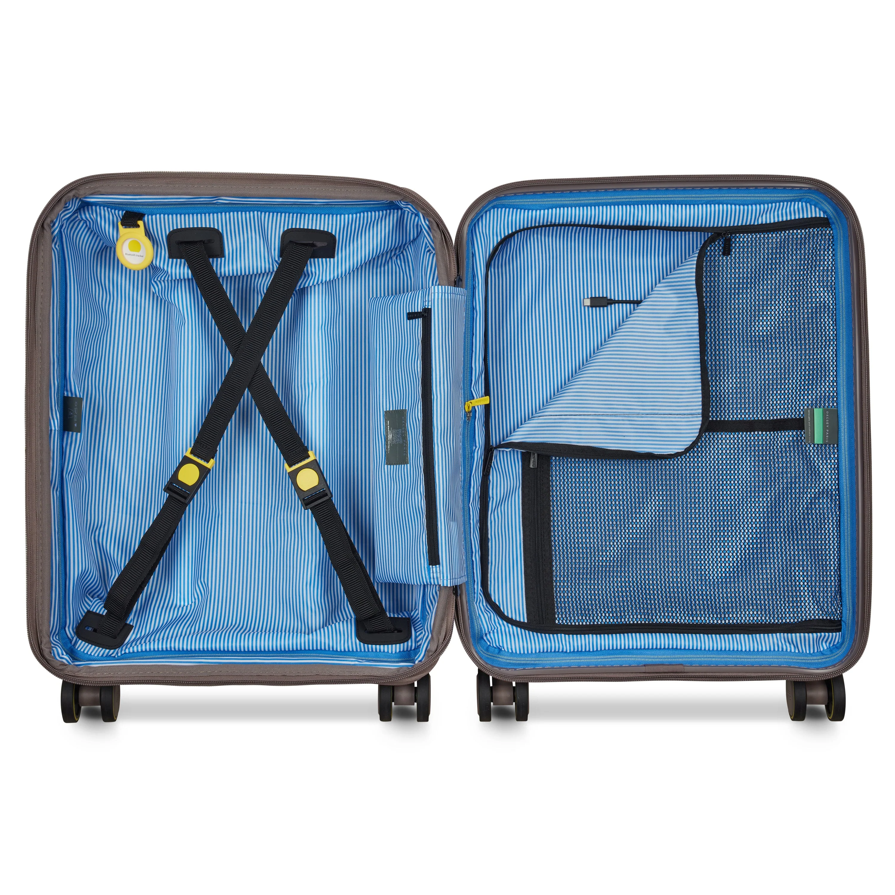 LUTECE | Cabine Slim Koffer Uitbreidbaar 55 CM BRUIN