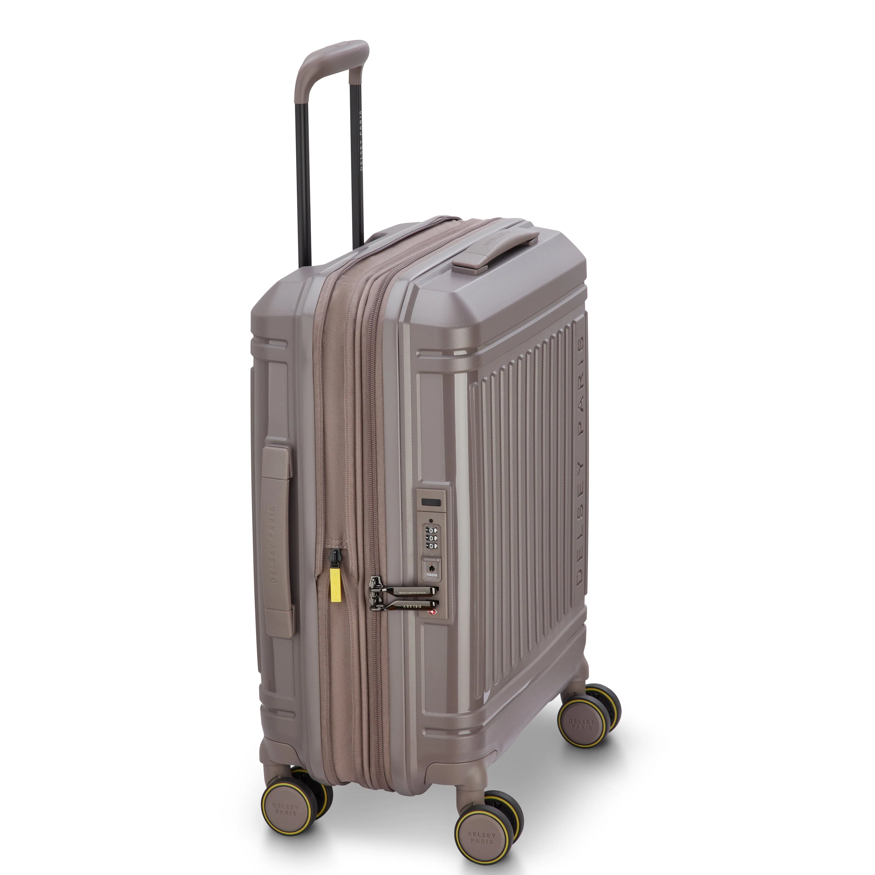 LUTECE | Cabine Slim Koffer Uitbreidbaar 55 CM BRUIN