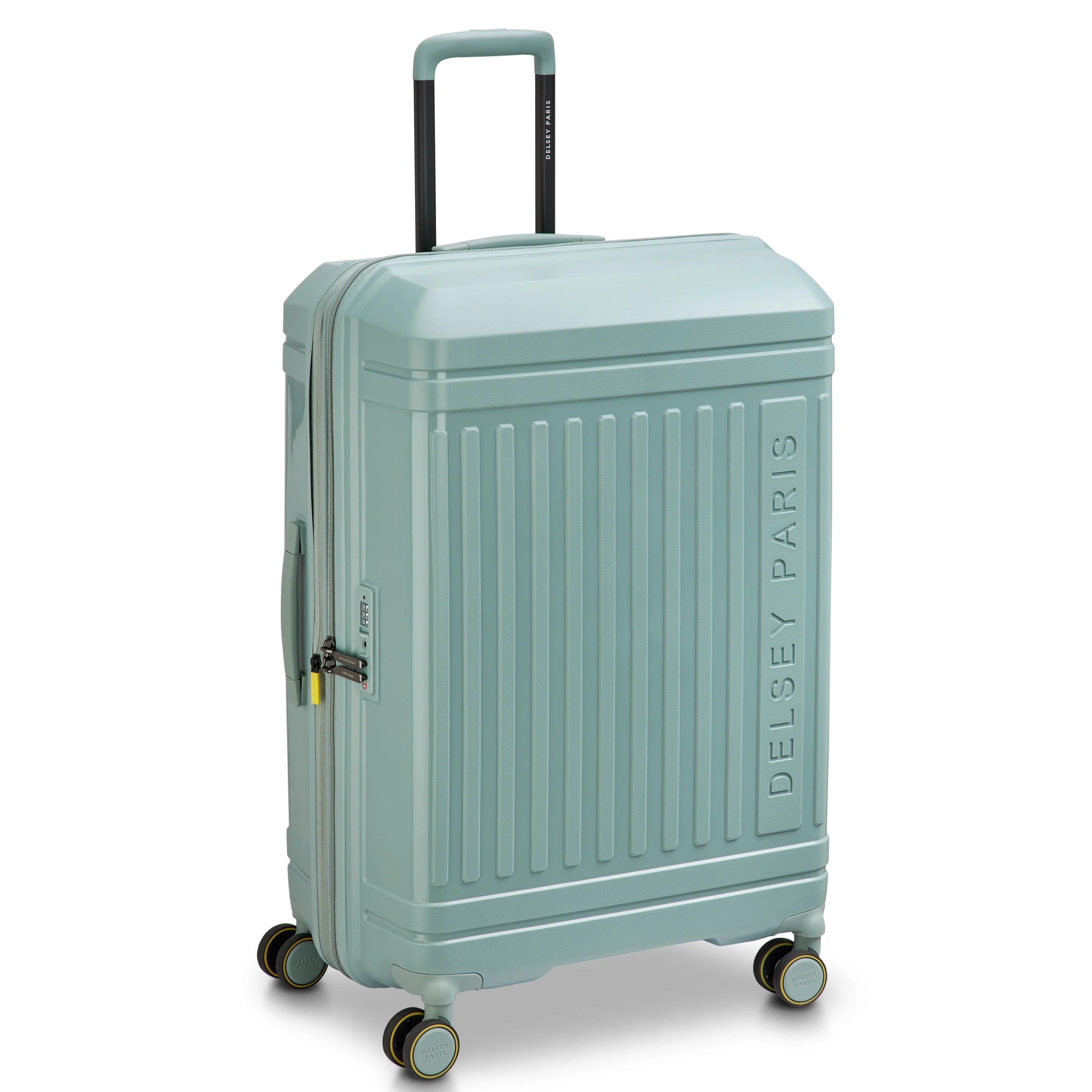 LUTECE | Check-in Large Koffer Uitbreidbaar 76 CM SALIEGROEN