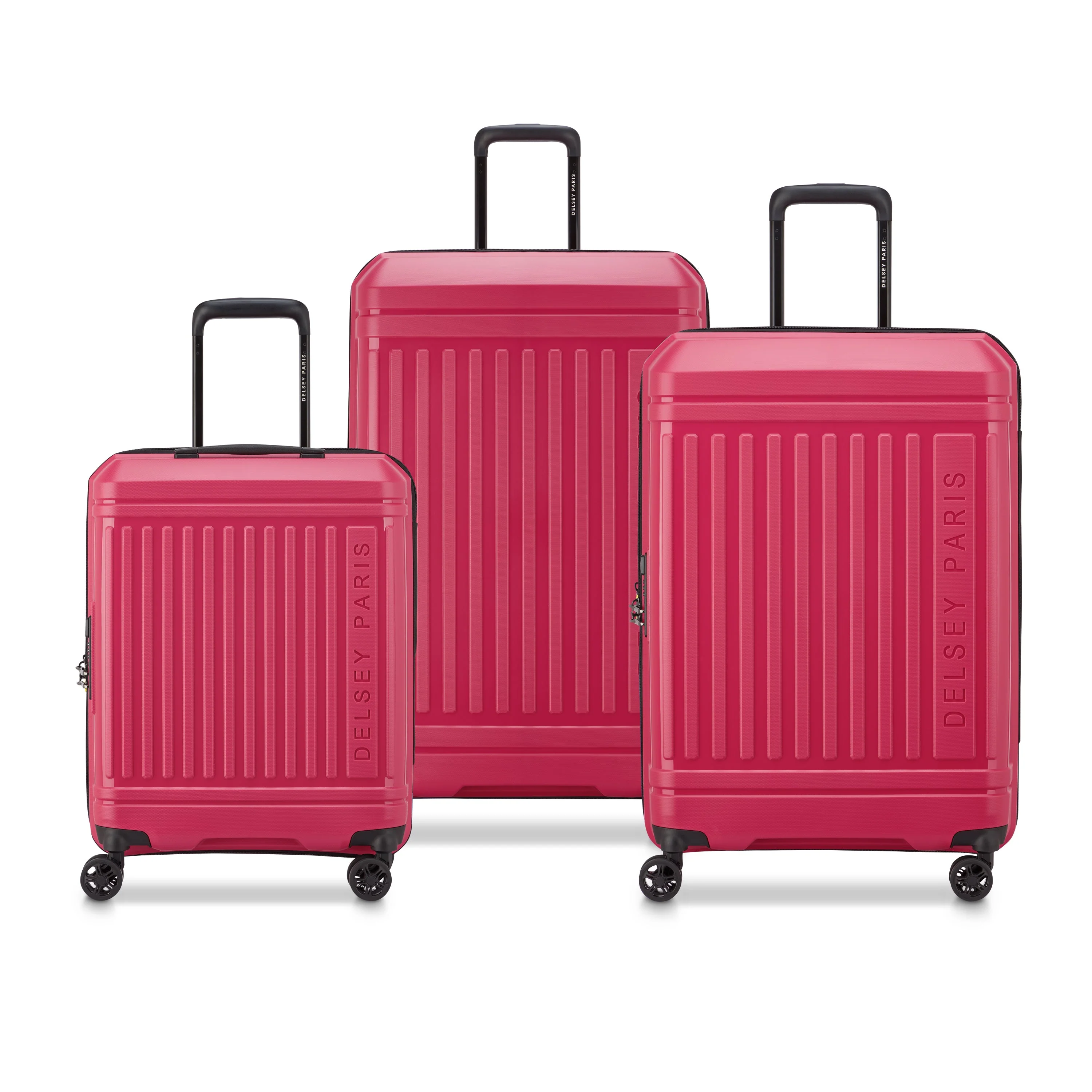 LUTECE SE | 3-delige koffer Set MAGENTA