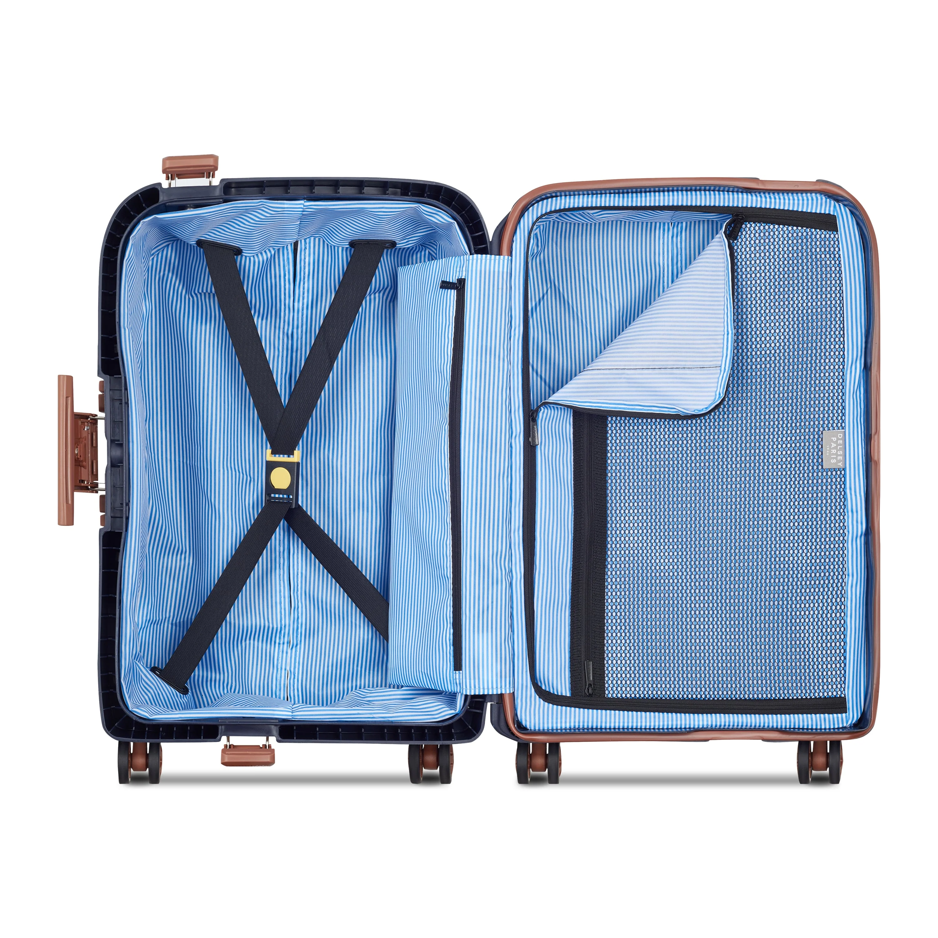 MONCEY | Cabine Koffer 55 CM INKT BLAUW