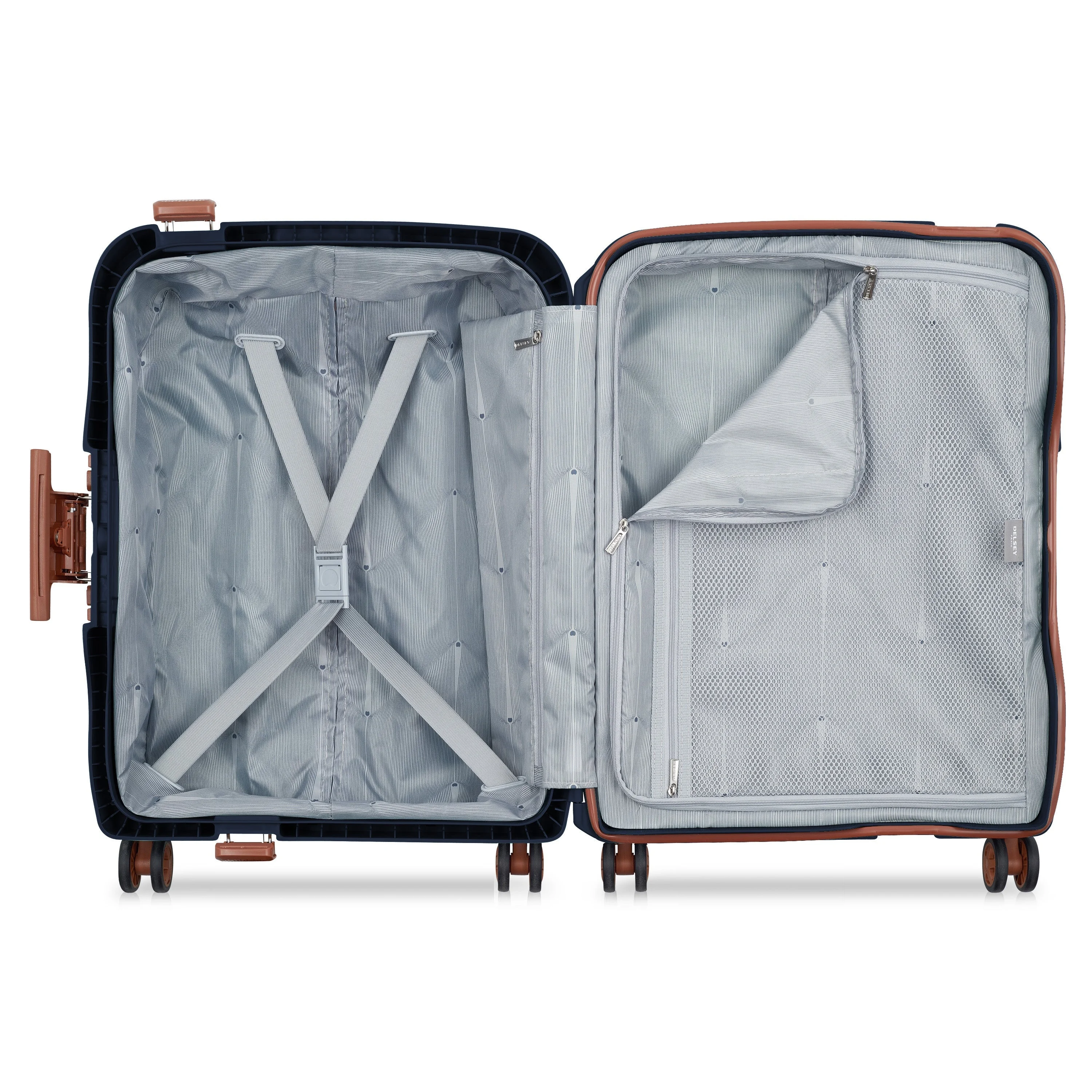 MONCEY | Cabine Slim Koffer 55 CM INKT BLAUW