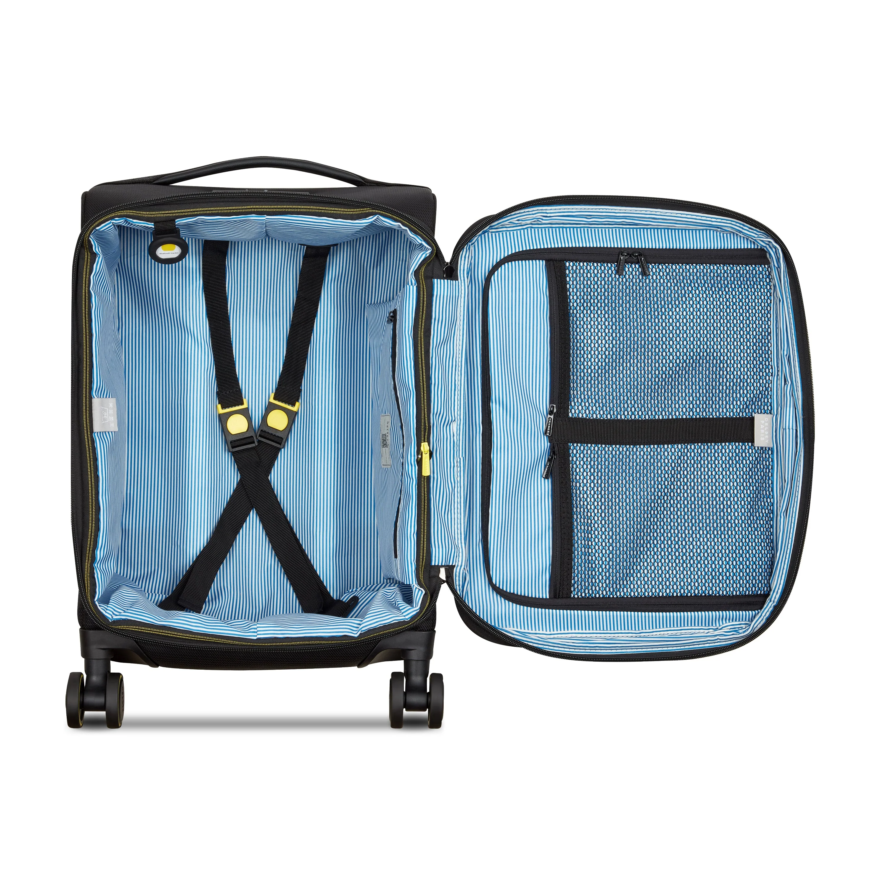 MONTMARTRE 3 | Cabine Koffer Uitbreidbaar 55 CM ZWART