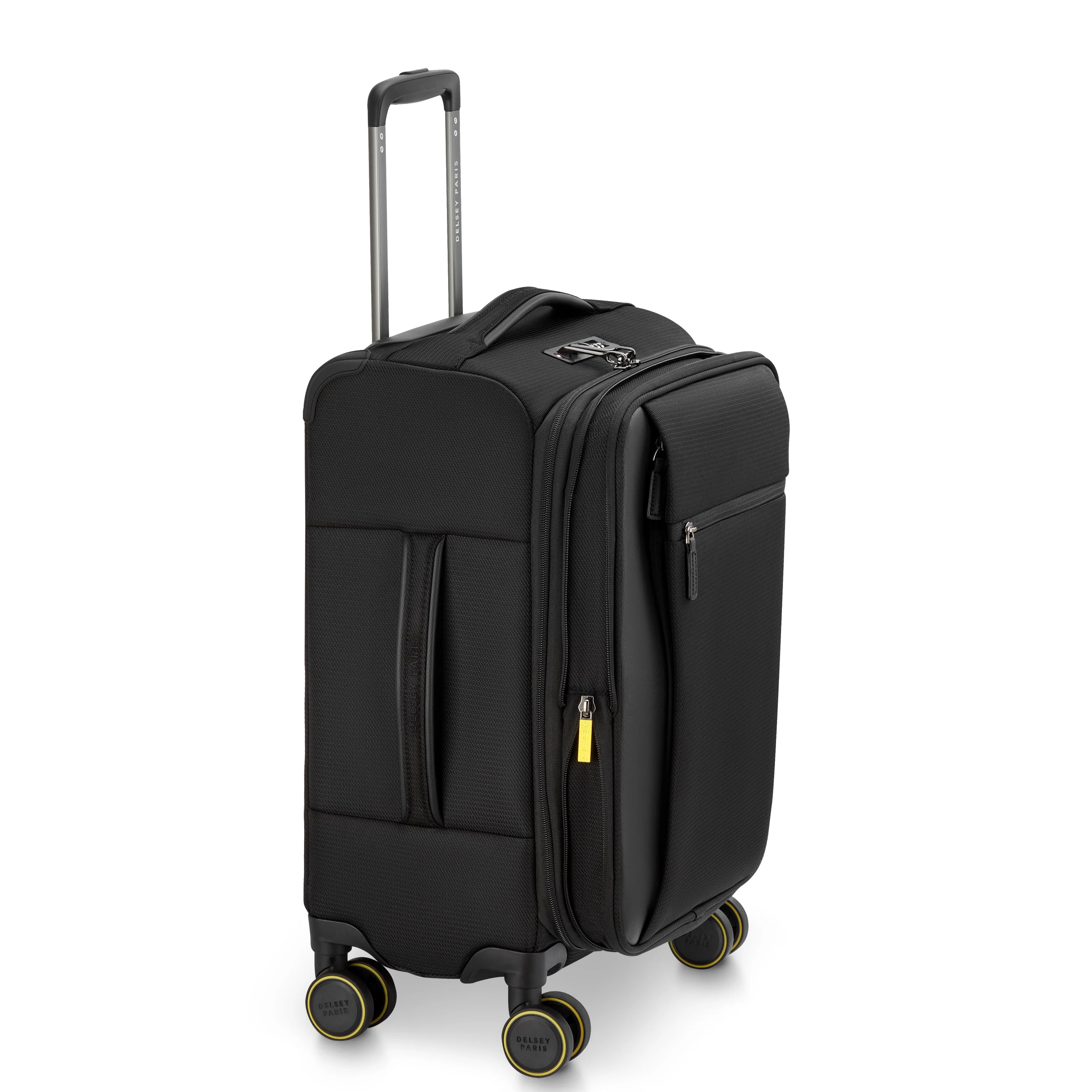 MONTMARTRE 3 | Cabine Koffer Uitbreidbaar 55 CM ZWART