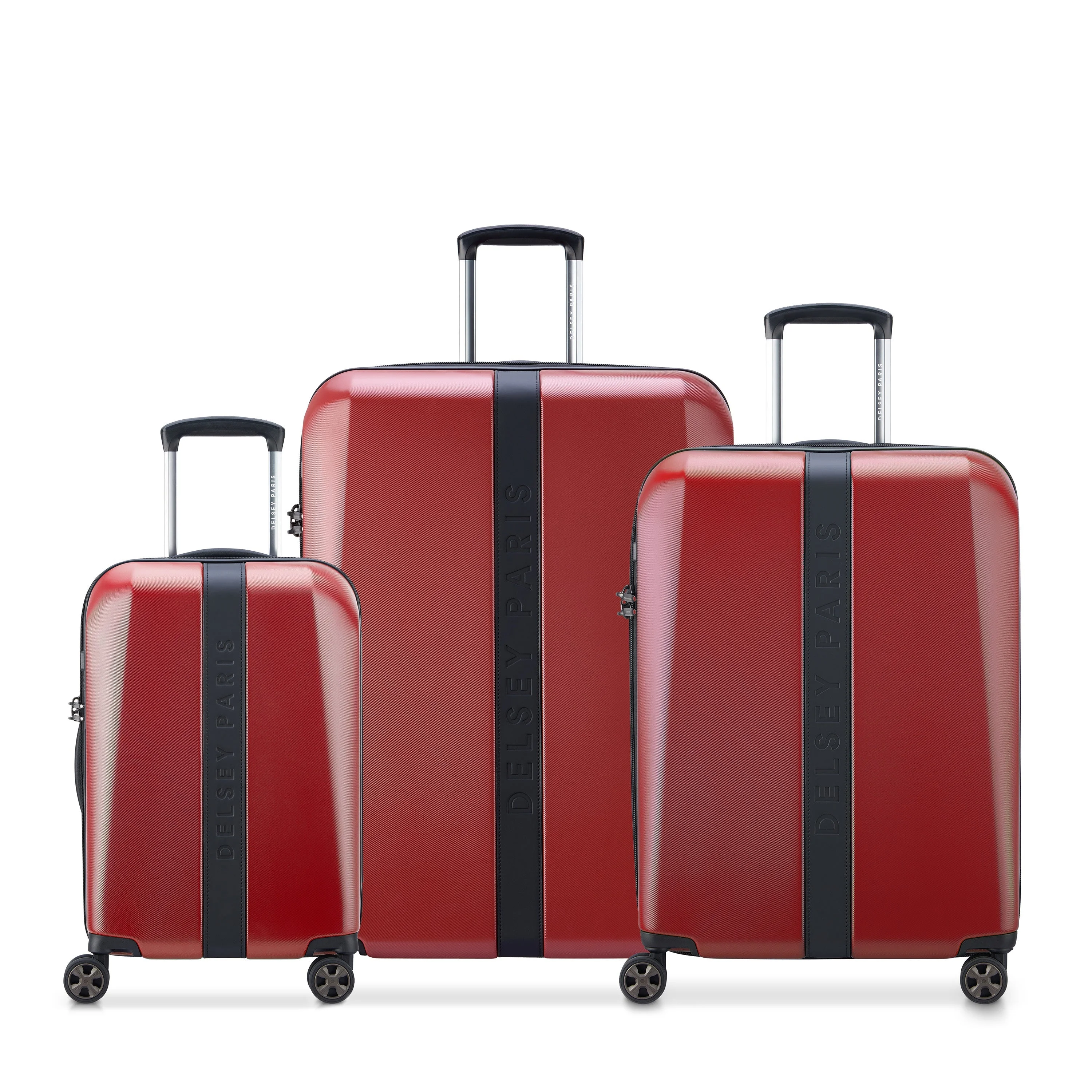 PROMENADE HARD 2.0 | 3-delige koffer Set BORDEAUX