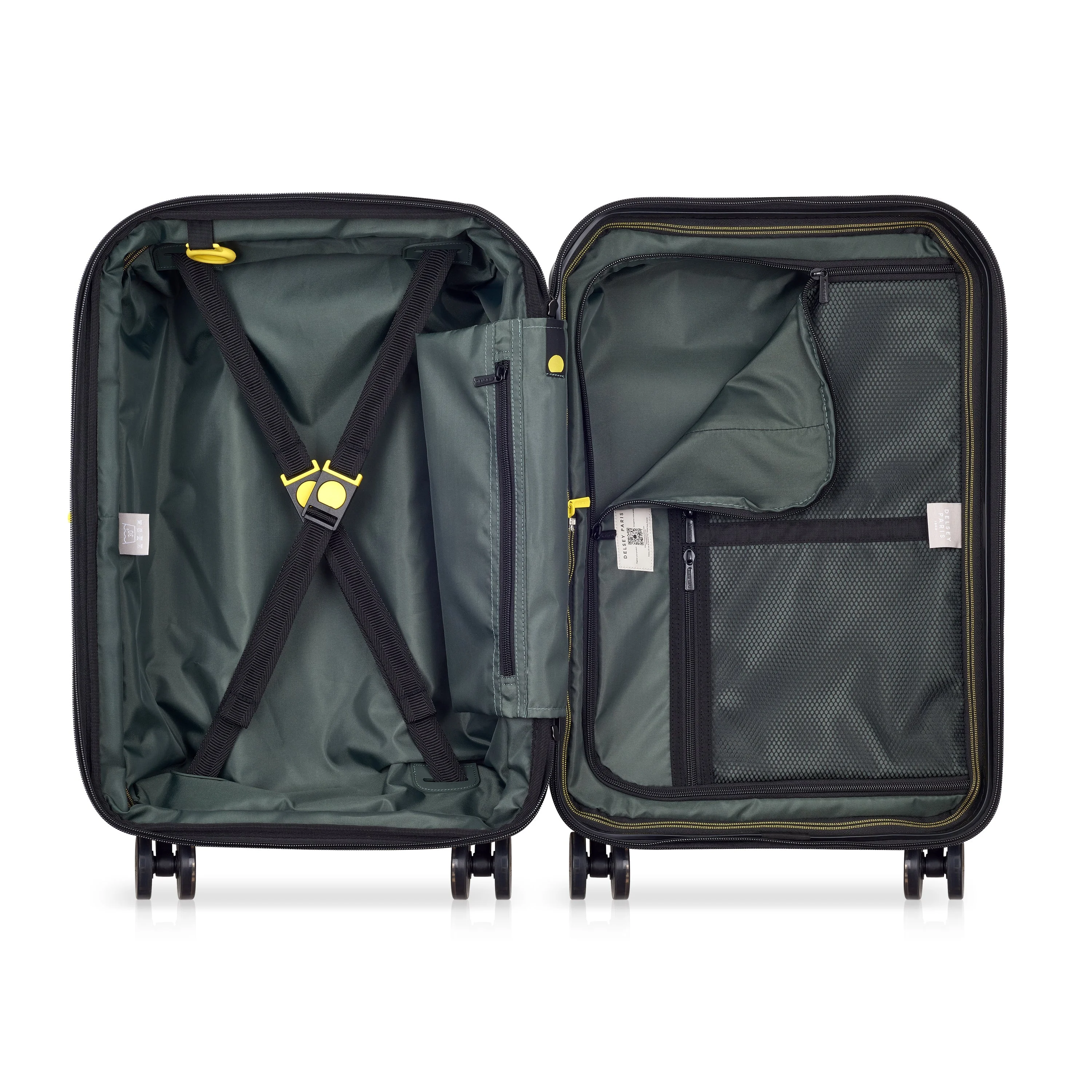 REMPART 2.0 | Cabine Koffer Uitbreidbaar 55 CM ZILVER