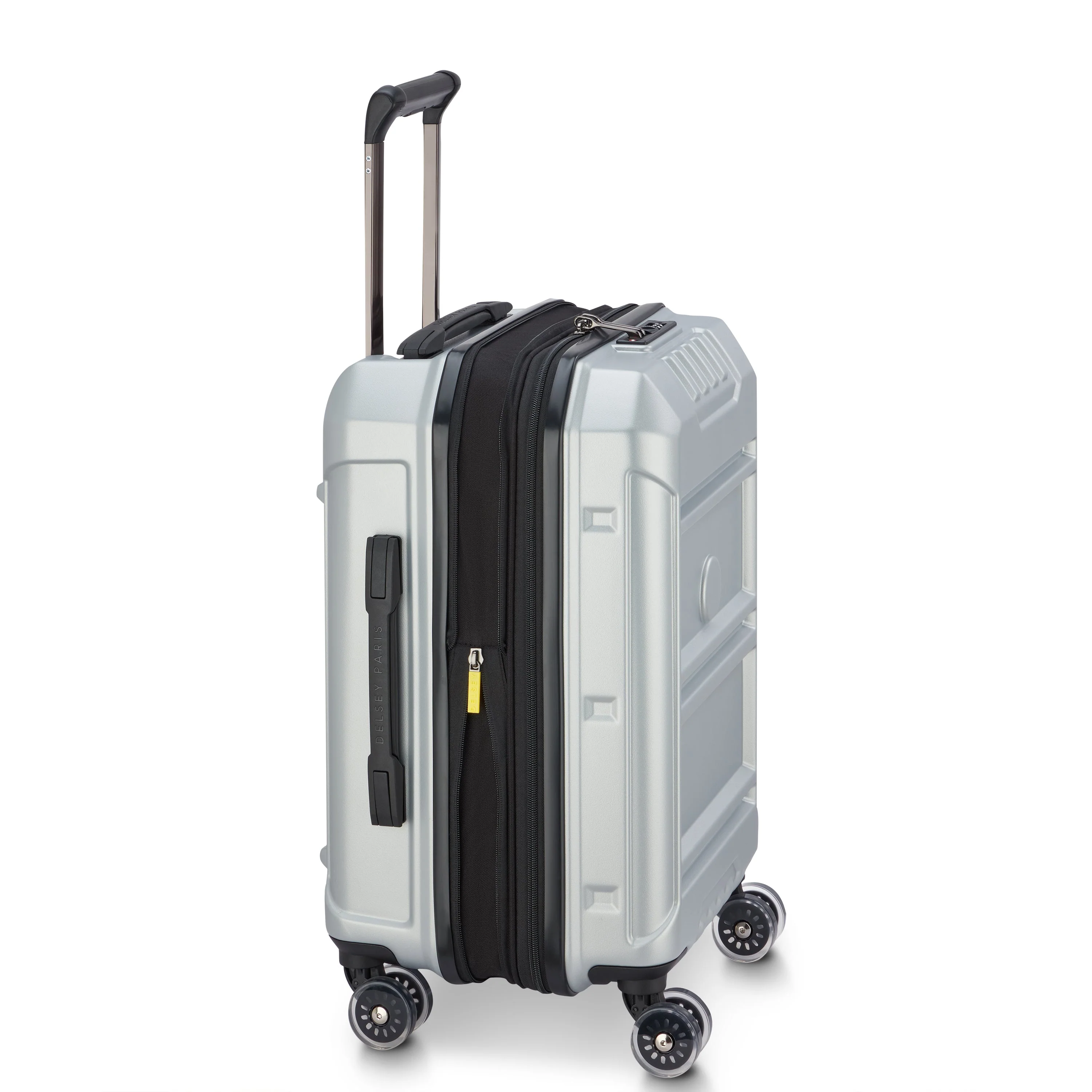 REMPART 2.0 | Cabine Koffer Uitbreidbaar 55 CM ZILVER