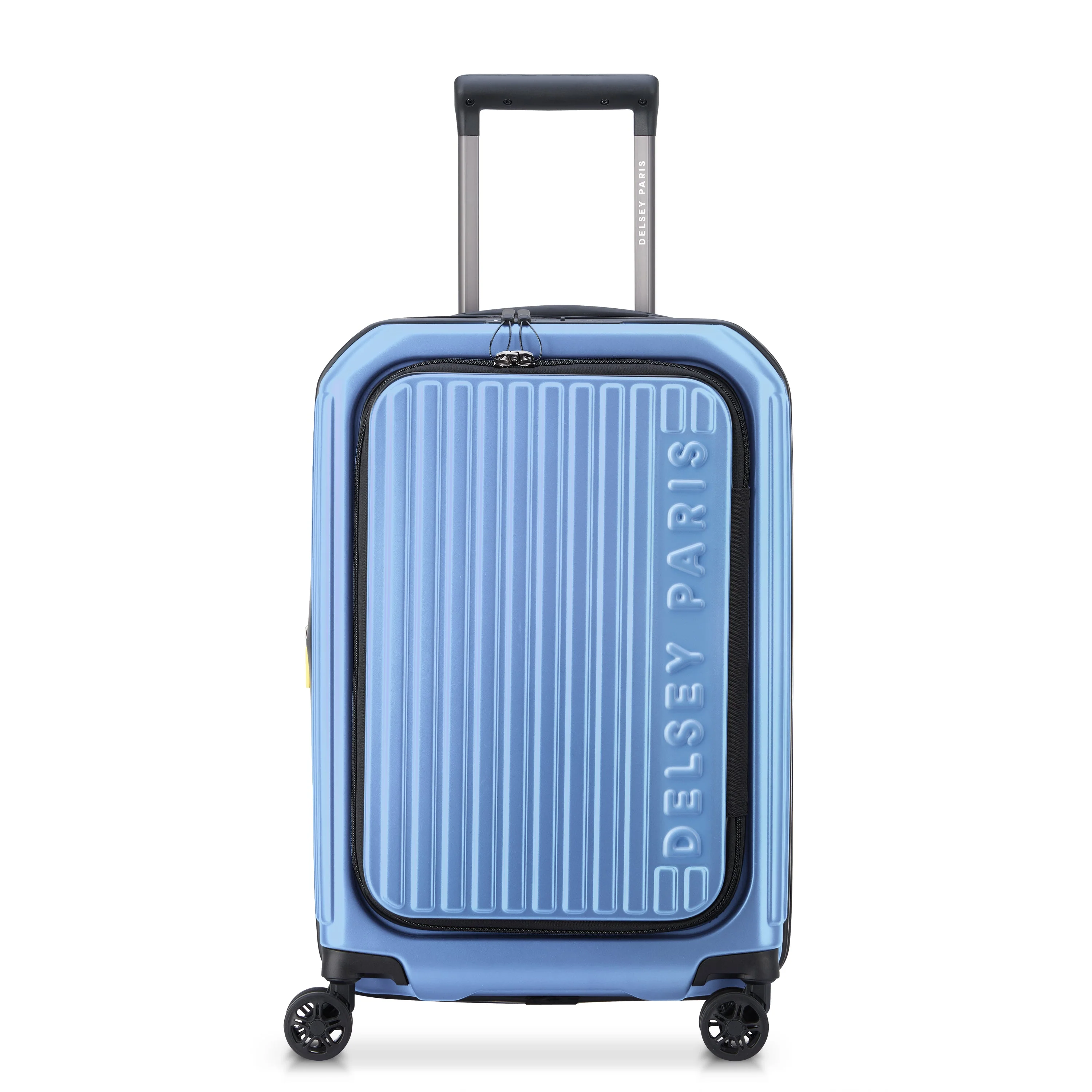SECURITIME ZIP | Cabine Koffer Uitbreidbaar 55 CM LAVENDEL BLAUW