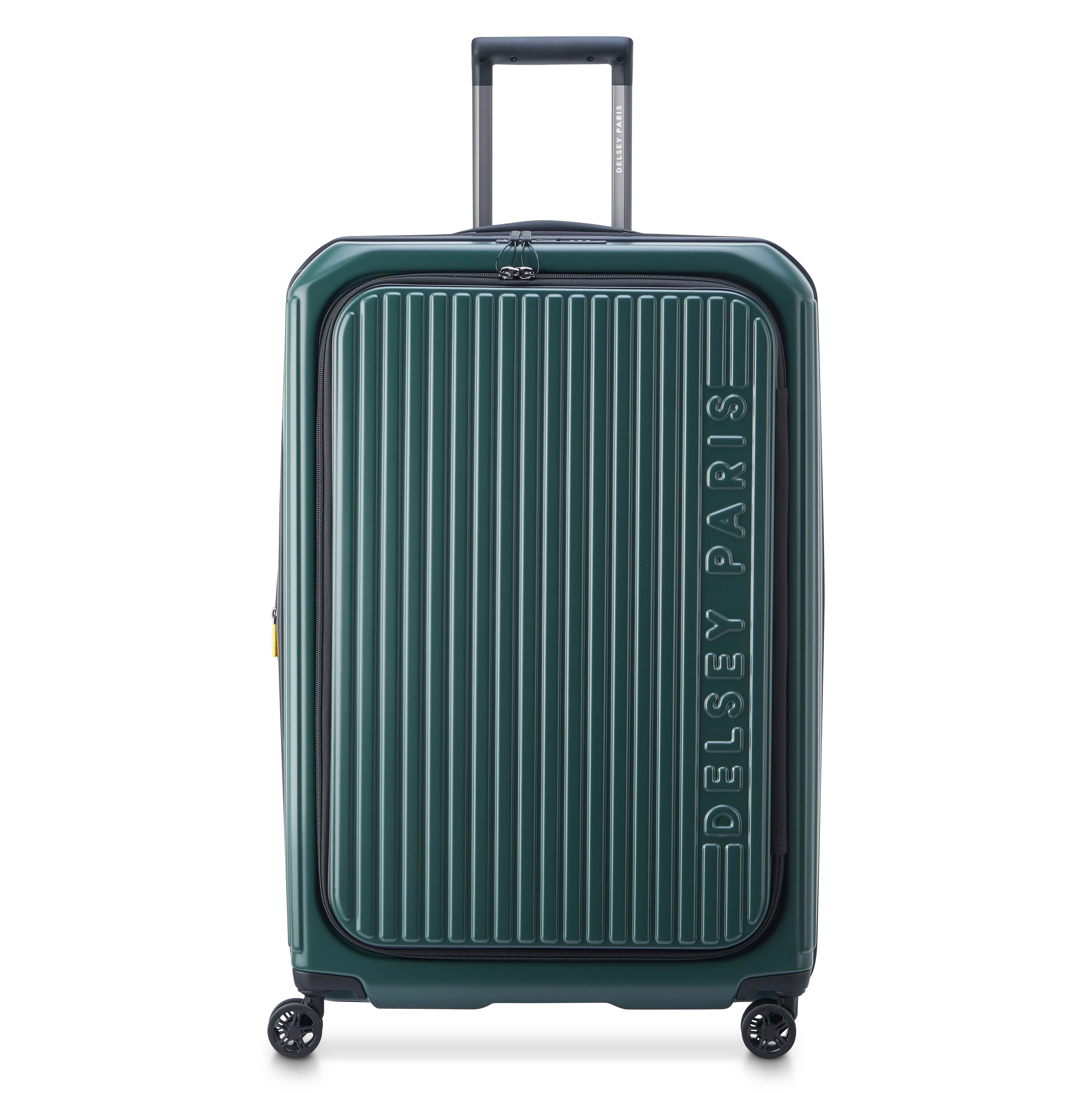 SECURITIME ZIP | Check-in Large Koffer Uitbreidbaar 75.5 CM DIEPGROENE