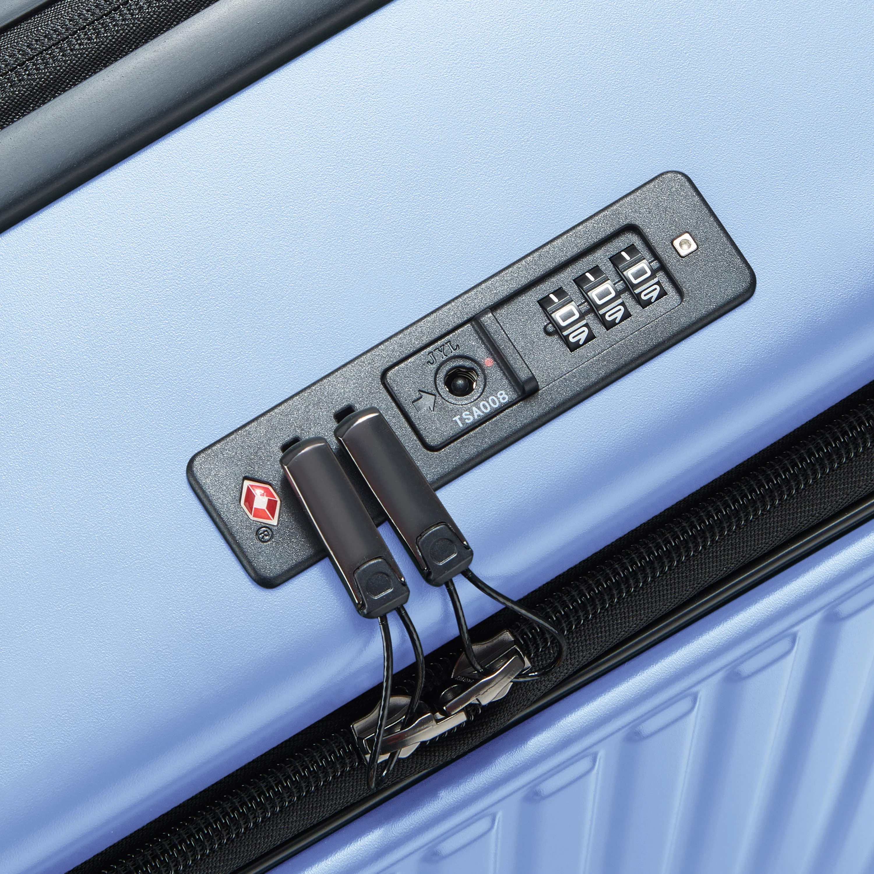 SECURITIME ZIP | Check-in Large Koffer Uitbreidbaar 75.5 CM LAVENDEL BLAUW