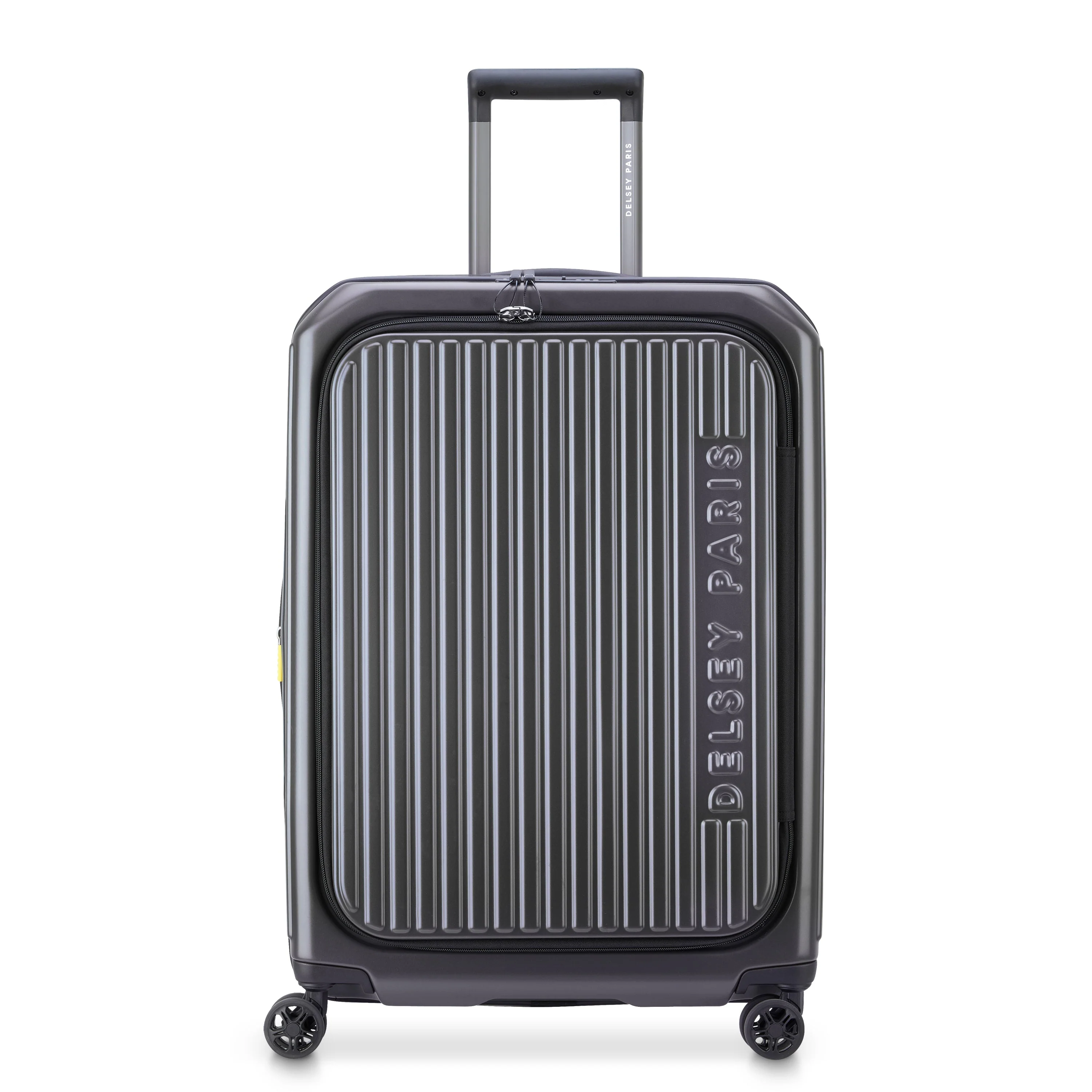 SECURITIME ZIP | Check-in Medium Koffer Uitbreidbaar 65.5 CM ANTHRACIETGRIJS