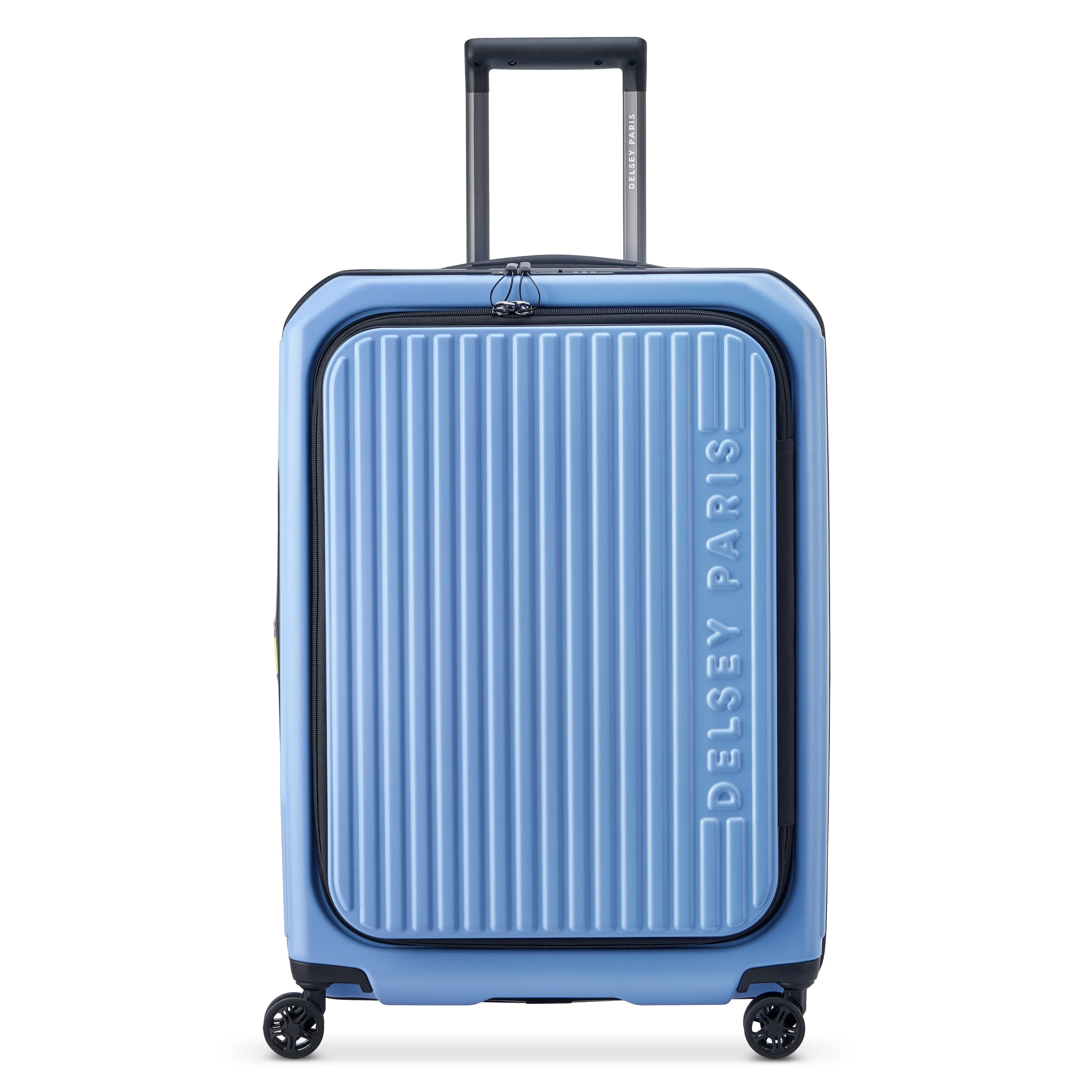 SECURITIME ZIP | Check-in Medium Koffer Uitbreidbaar 65.5 CM LAVENDEL BLAUW