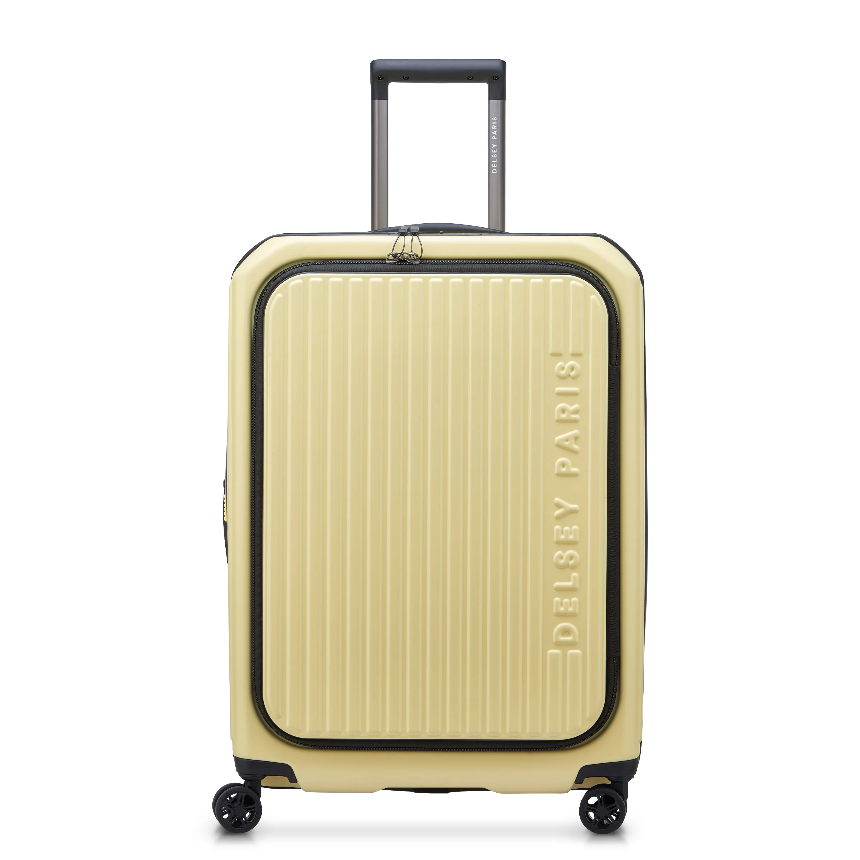 SECURITIME ZIP | Check-in Medium Koffer Uitbreidbaar 65.5 CM LICHTGELE