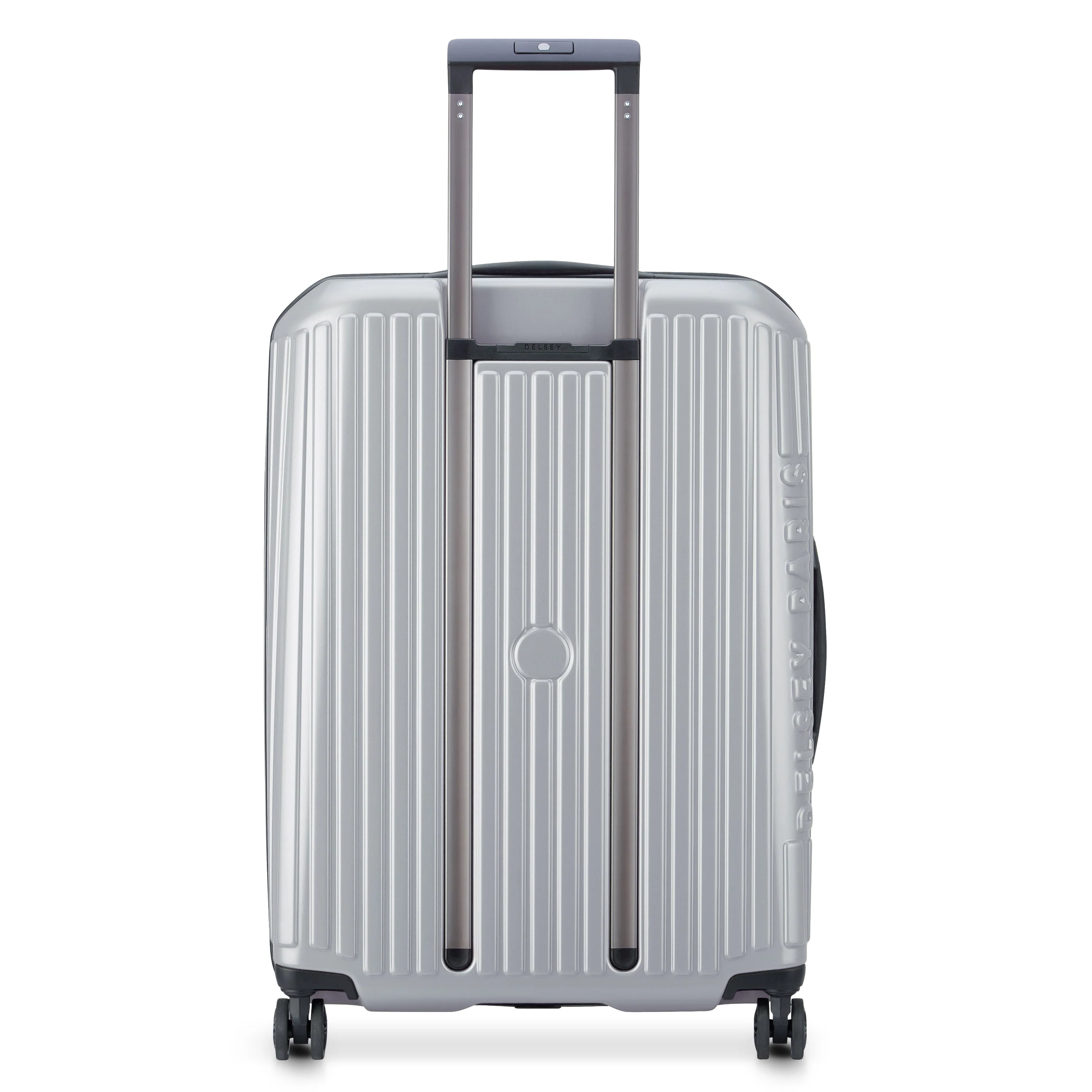 SECURITIME ZIP | Check-in Medium Koffer Uitbreidbaar 65.5 CM ZILVER