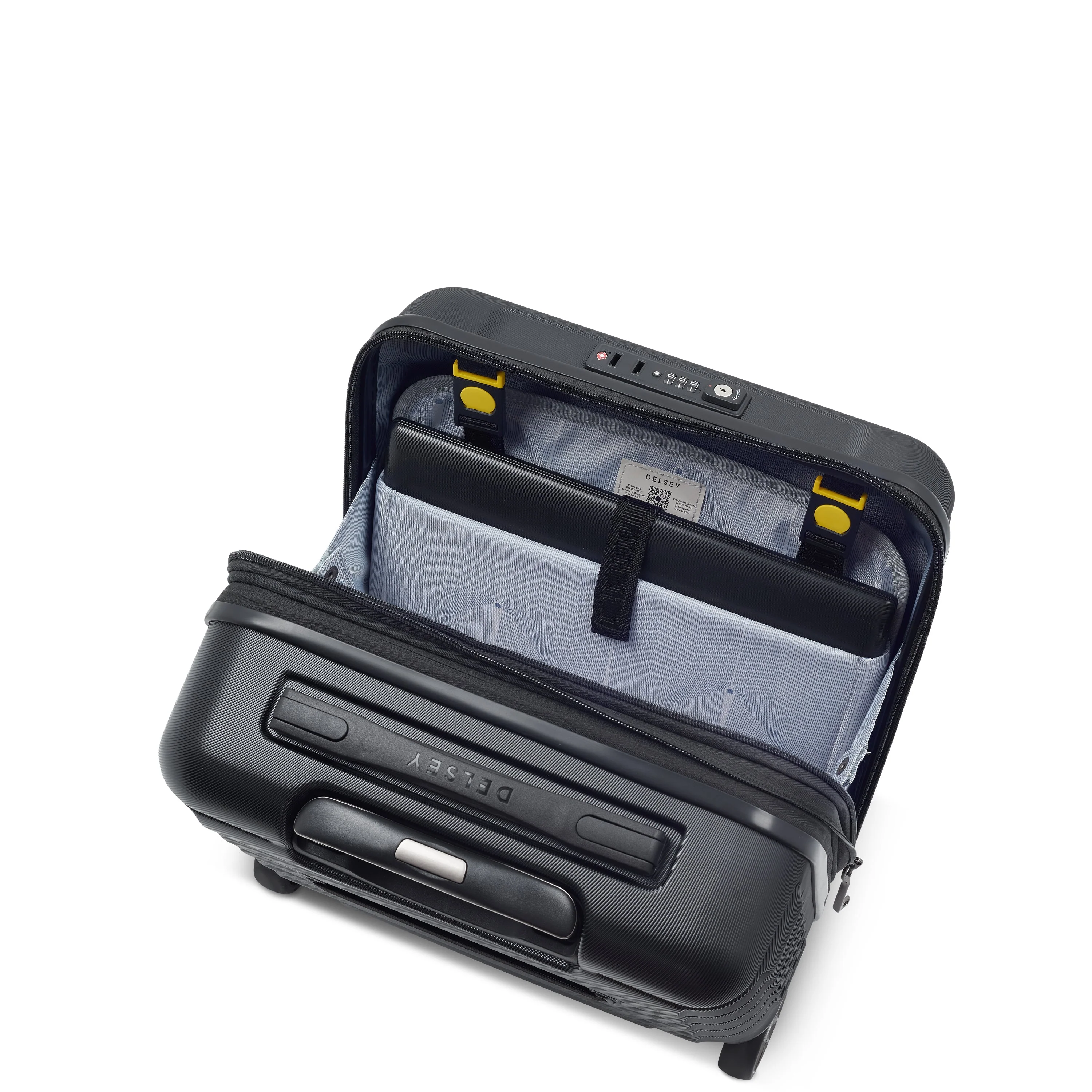 SHADOW 5.0 | Cabine Business Koffer Onder de Stoel Uitbreidbaar 37 CM ZWART