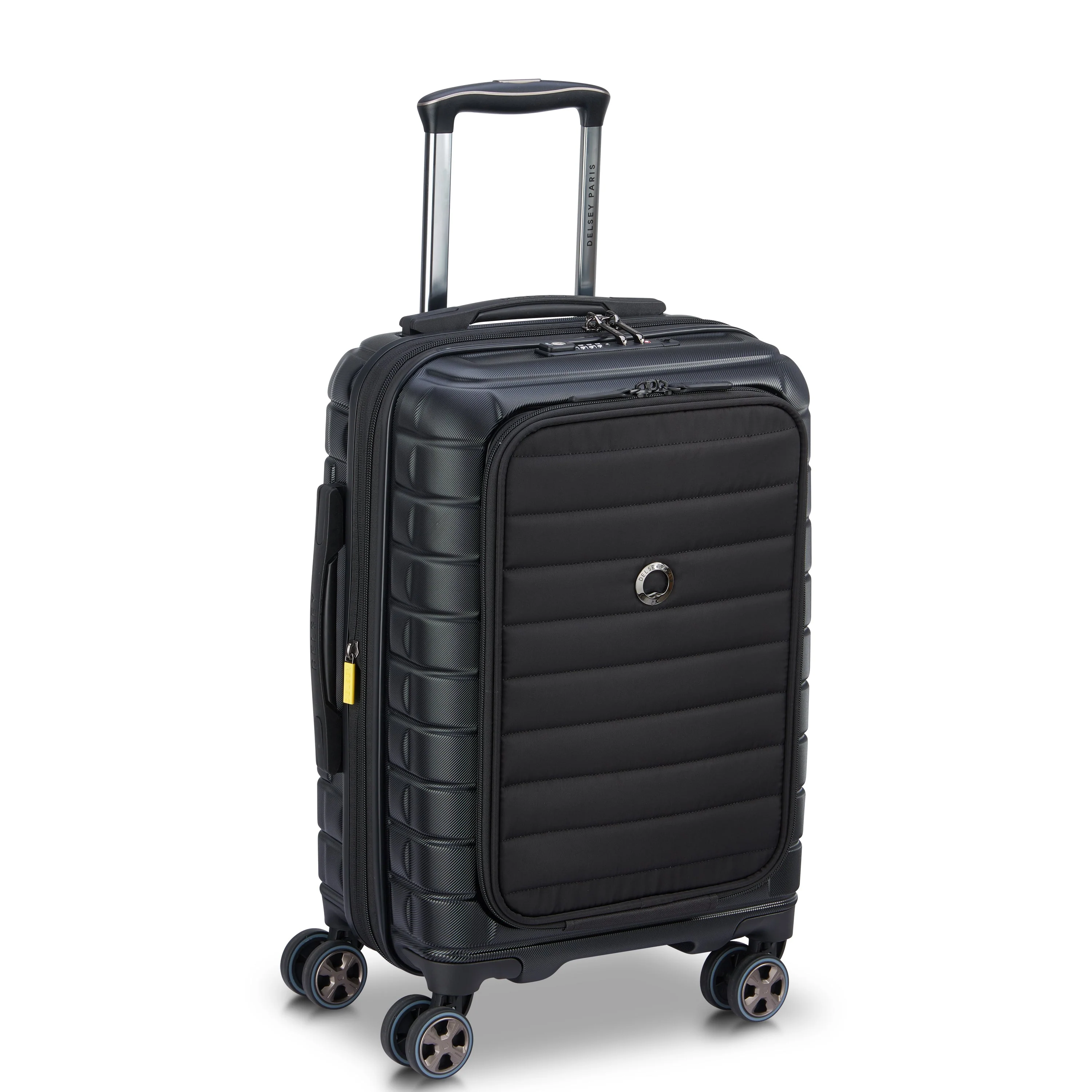 SHADOW 5.0 | Cabine Koffer Uitbreidbaar 55 CM ZWART