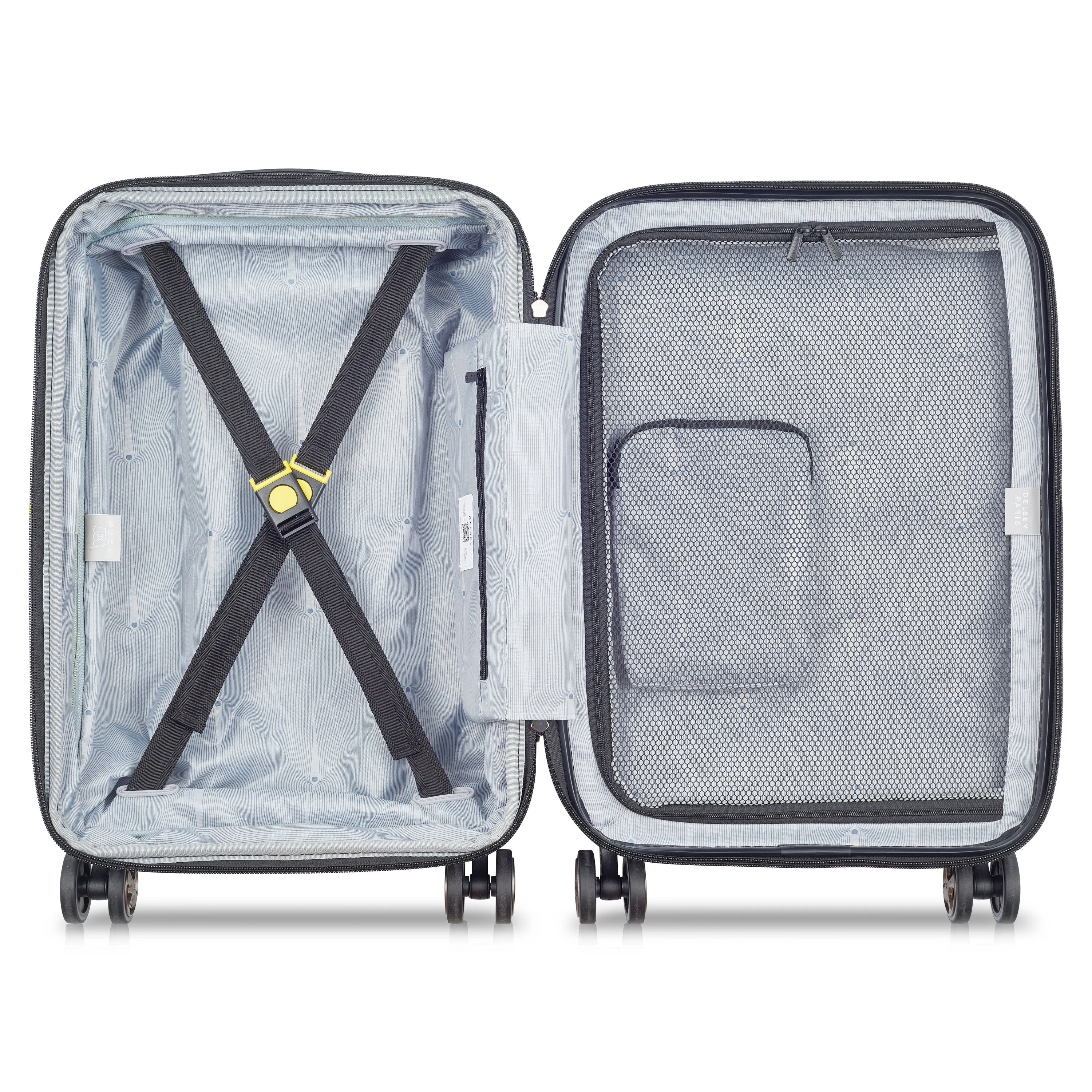 SHADOW 5.0 | Cabine Koffer Uitbreidbaar 55 CM ZWART