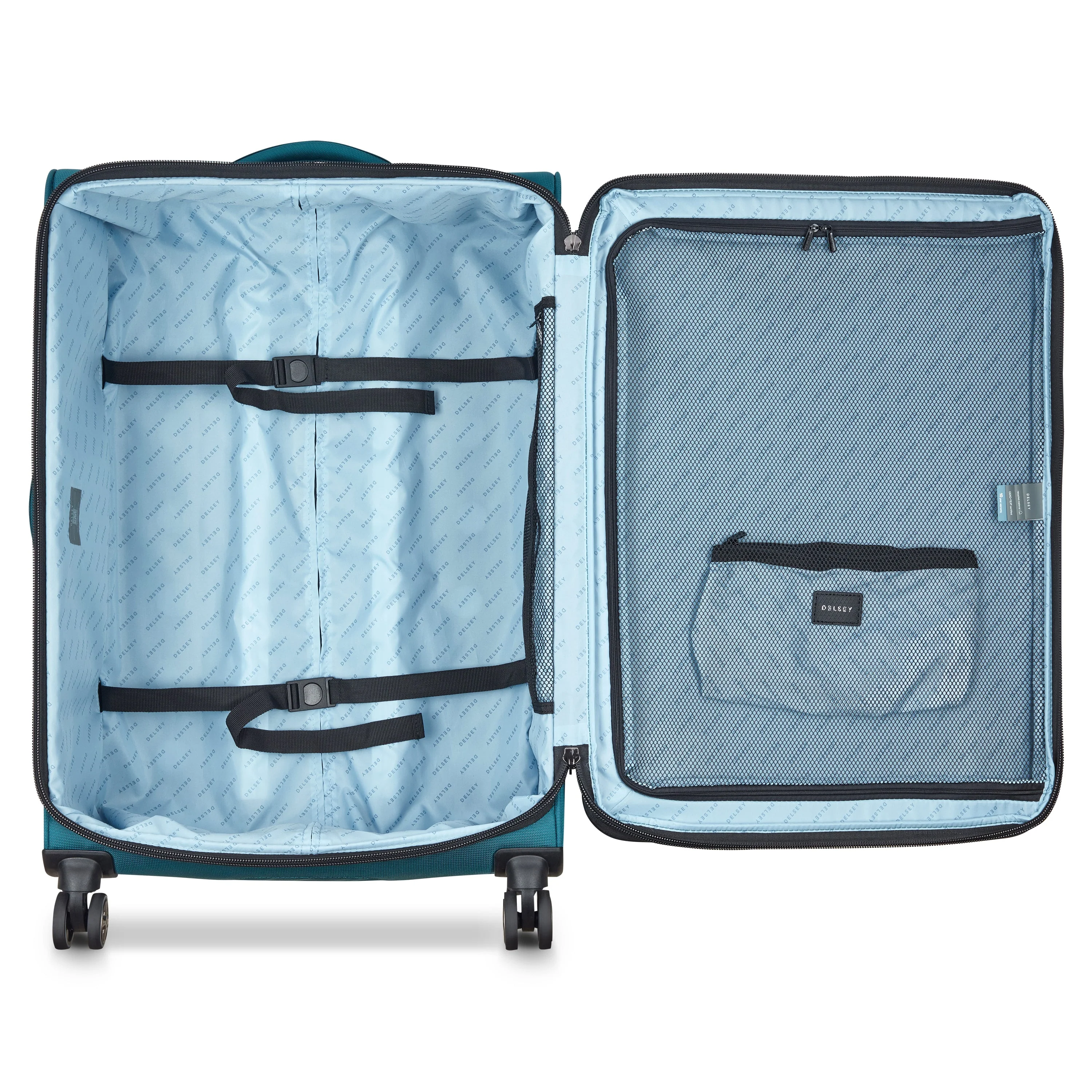 SHADOW DLX | Check-in Large Koffer Uitbreidbaar 76 CM GROENBLAUW
