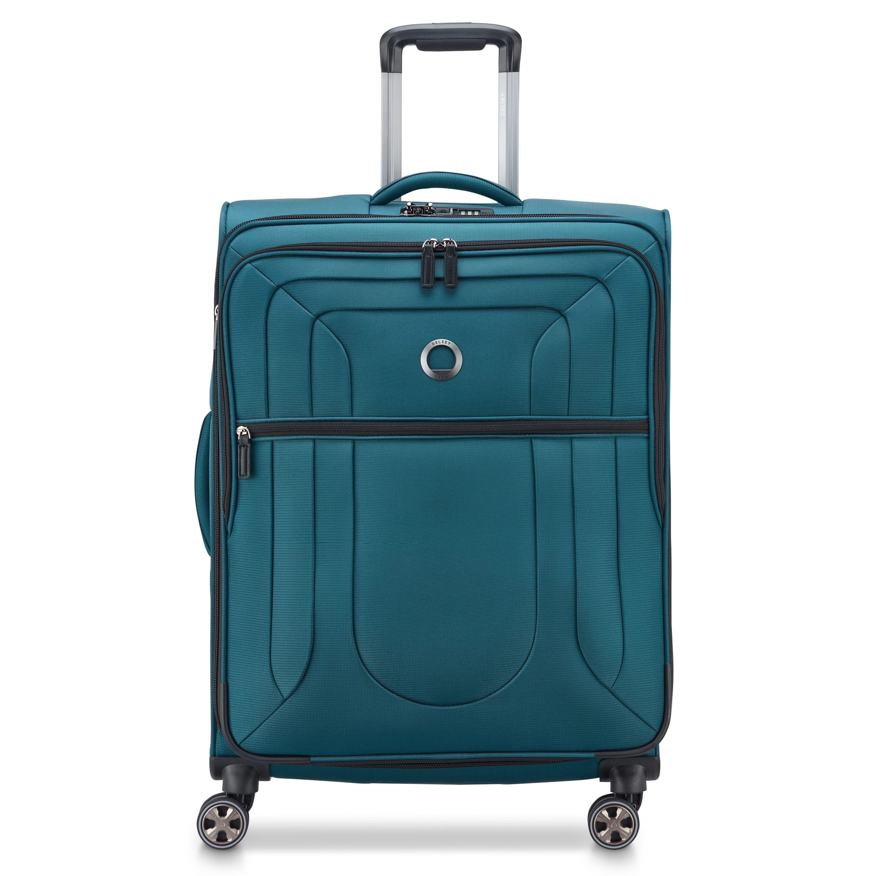 SHADOW DLX | Check-in Medium Koffer Uitbreidbaar 70 CM GROENBLAUW
