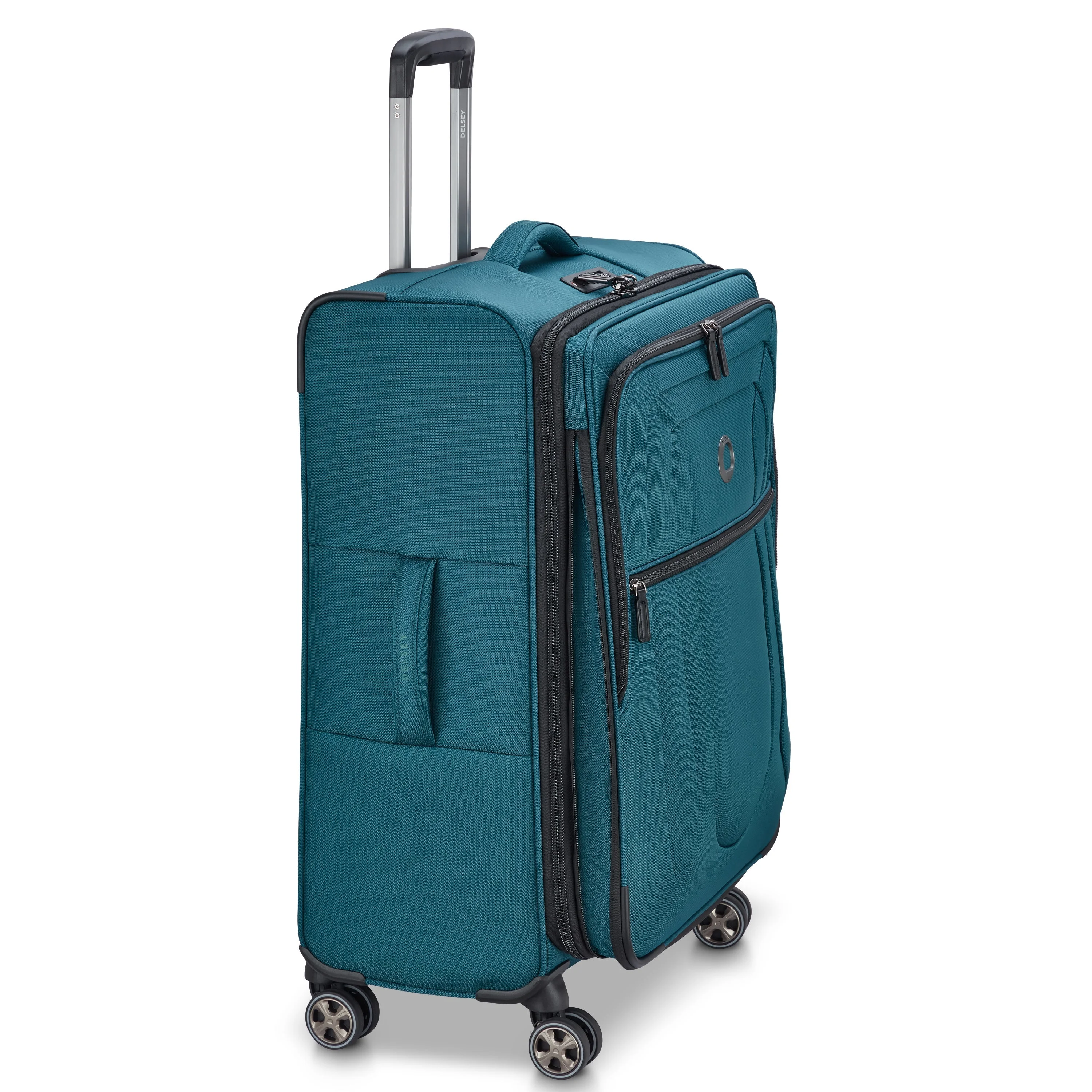 SHADOW DLX | Check-in Medium Koffer Uitbreidbaar 70 CM GROENBLAUW