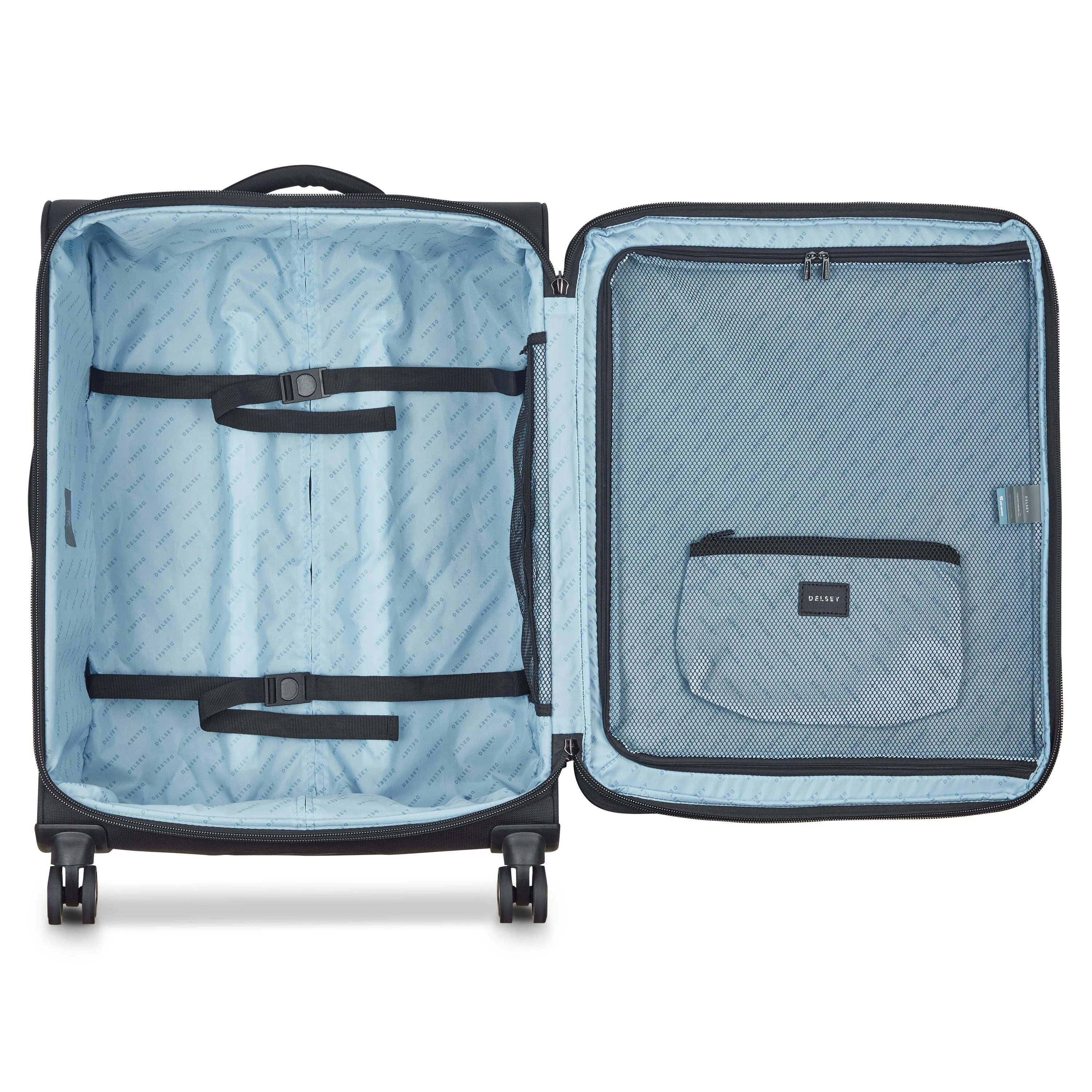 SHADOW DLX | Check-in Medium Koffer Uitbreidbaar 70 CM ZWART