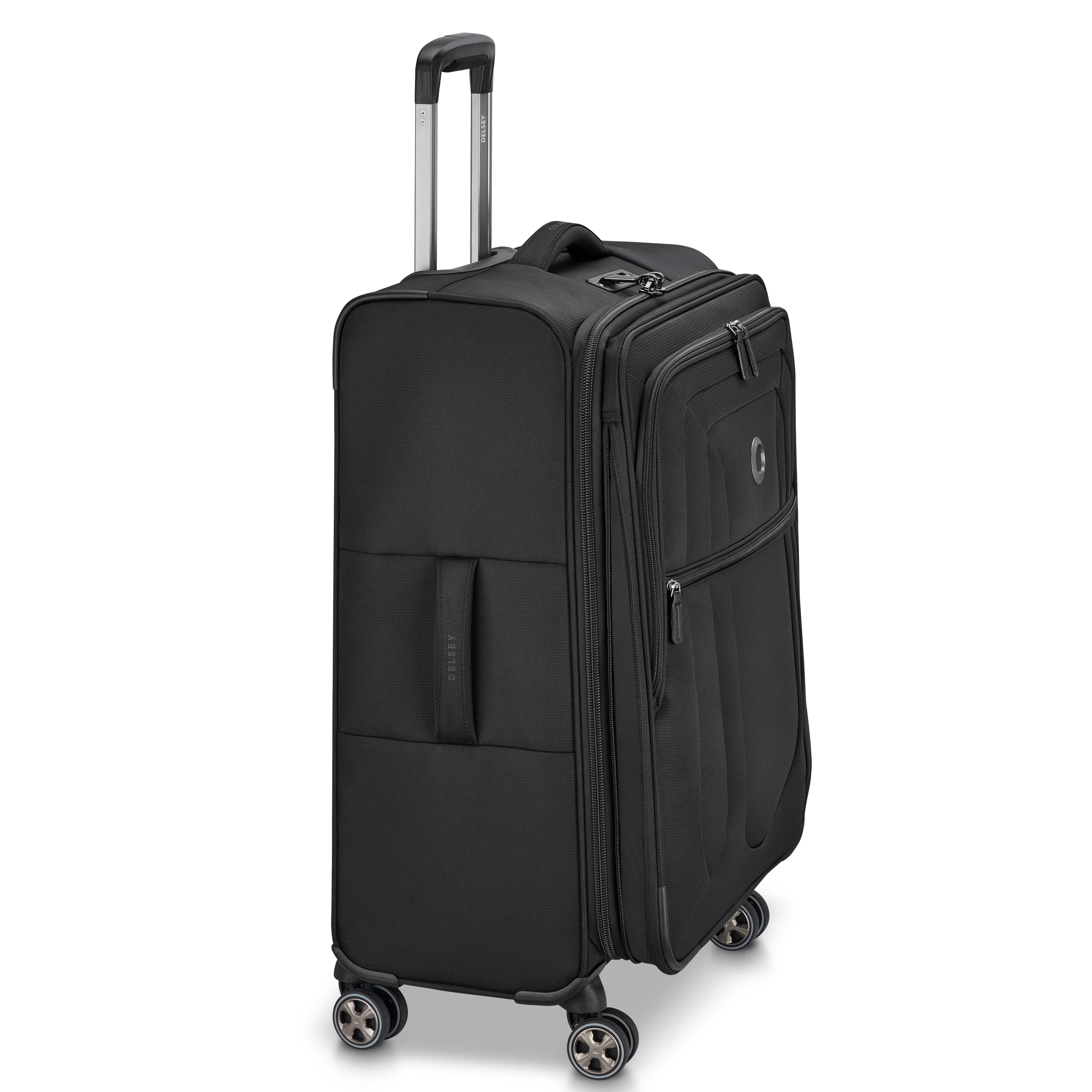 SHADOW DLX | Check-in Medium Koffer Uitbreidbaar 70 CM ZWART