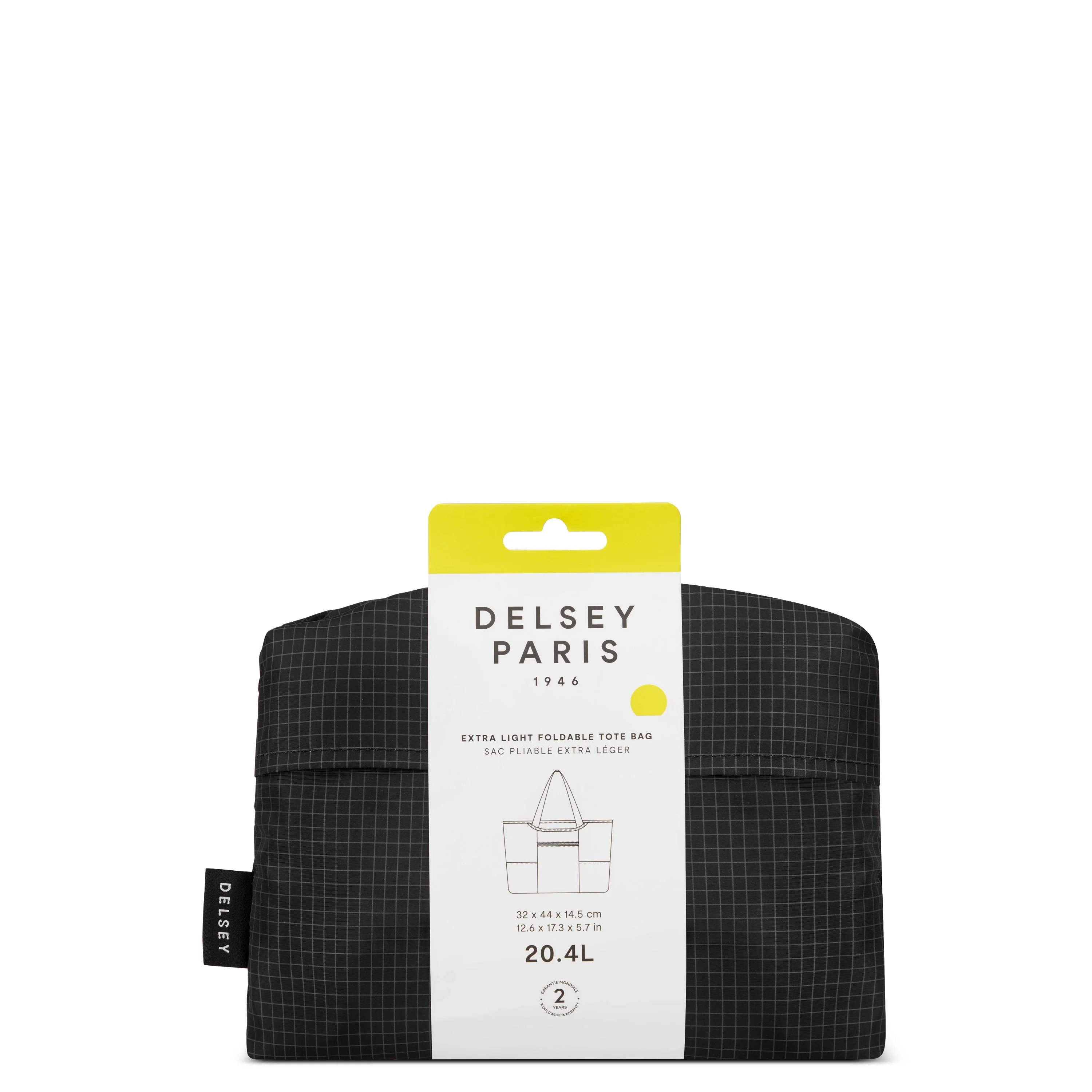 TRAVEL ACCESSORIES | Opvouwbare Tas 44 CM ZWART