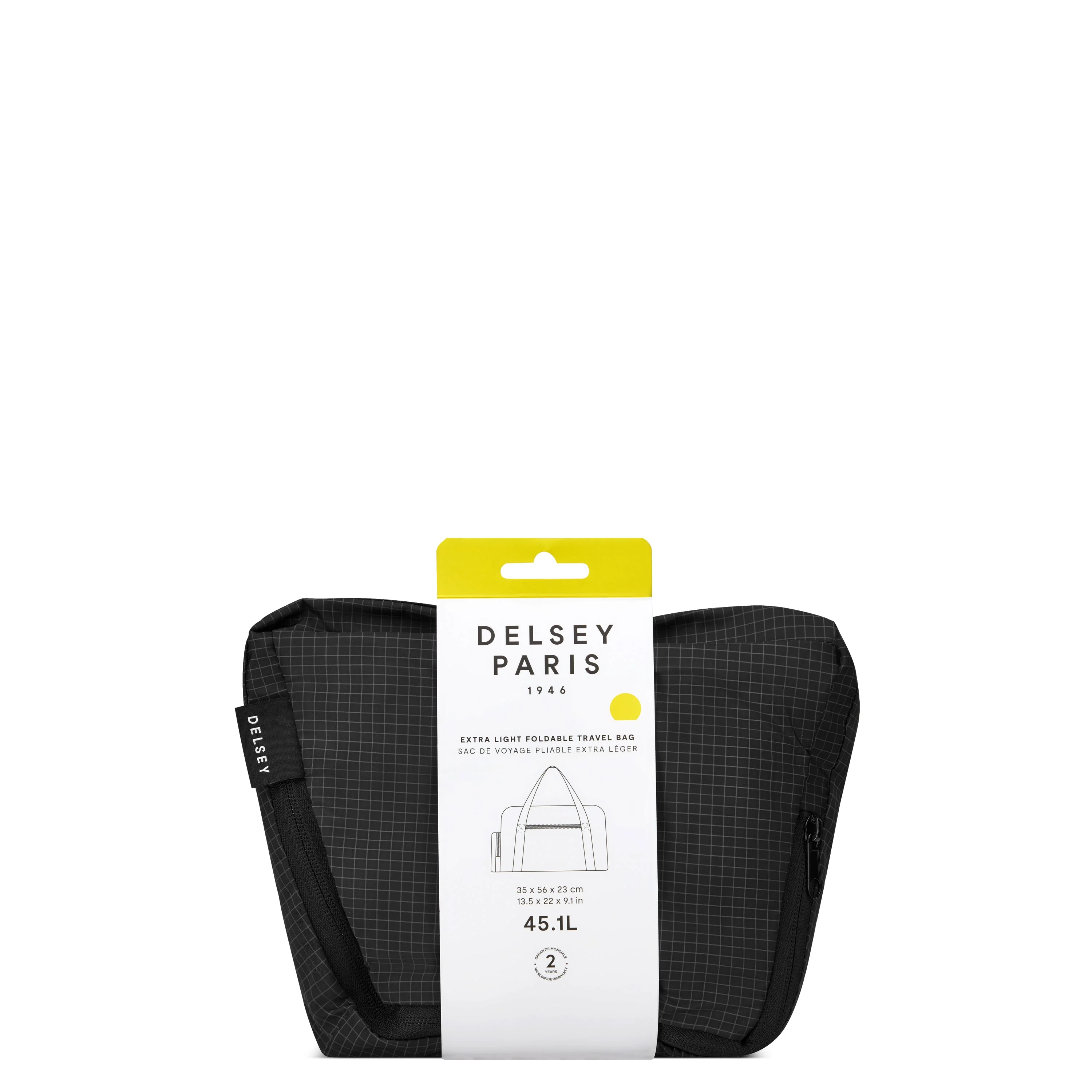 TRAVEL ACCESSORIES | Opvouwbare Tas 56 CM ZWART